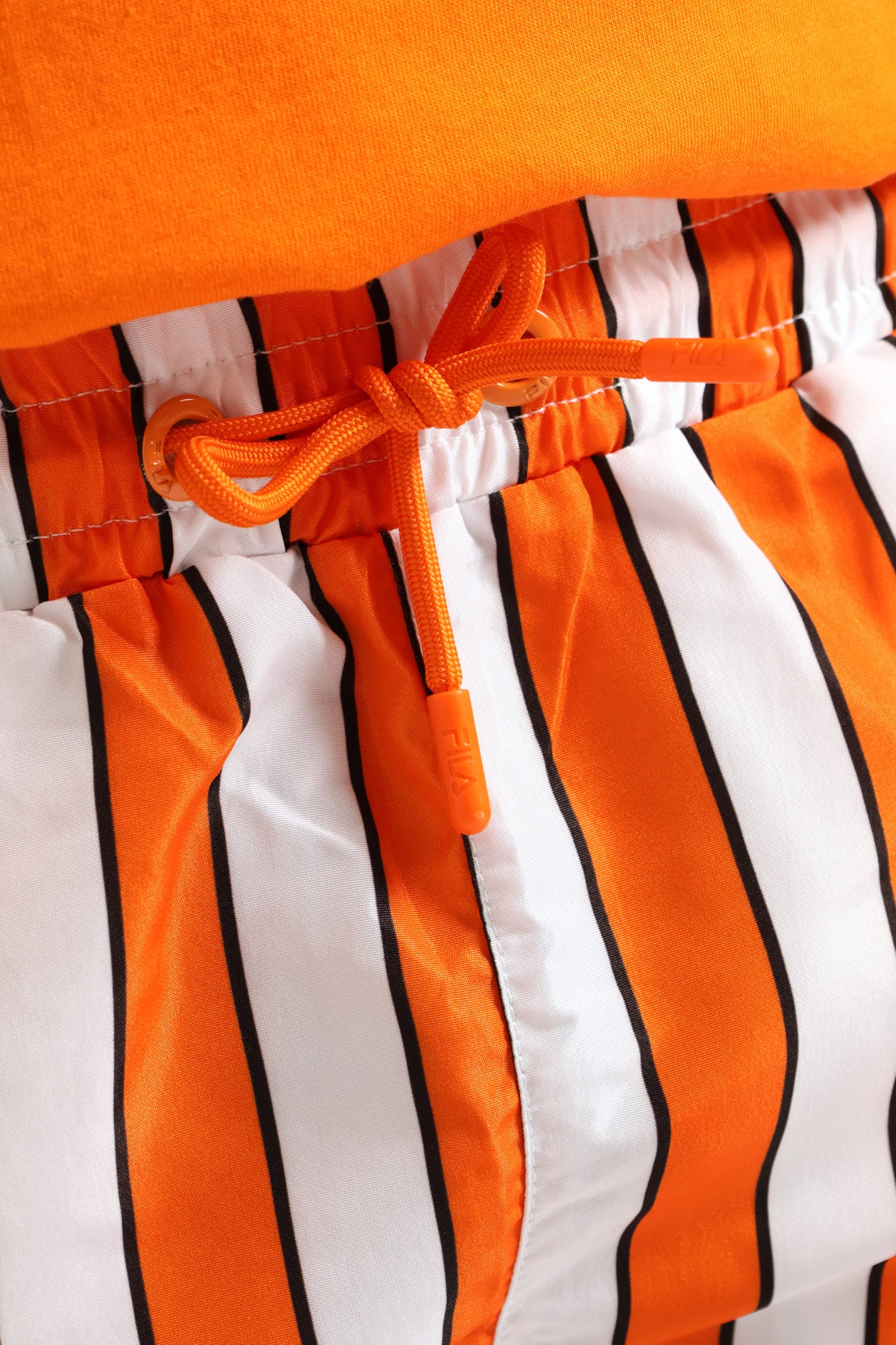 Boys Stripe Gino Shorts - Orange - Image 5