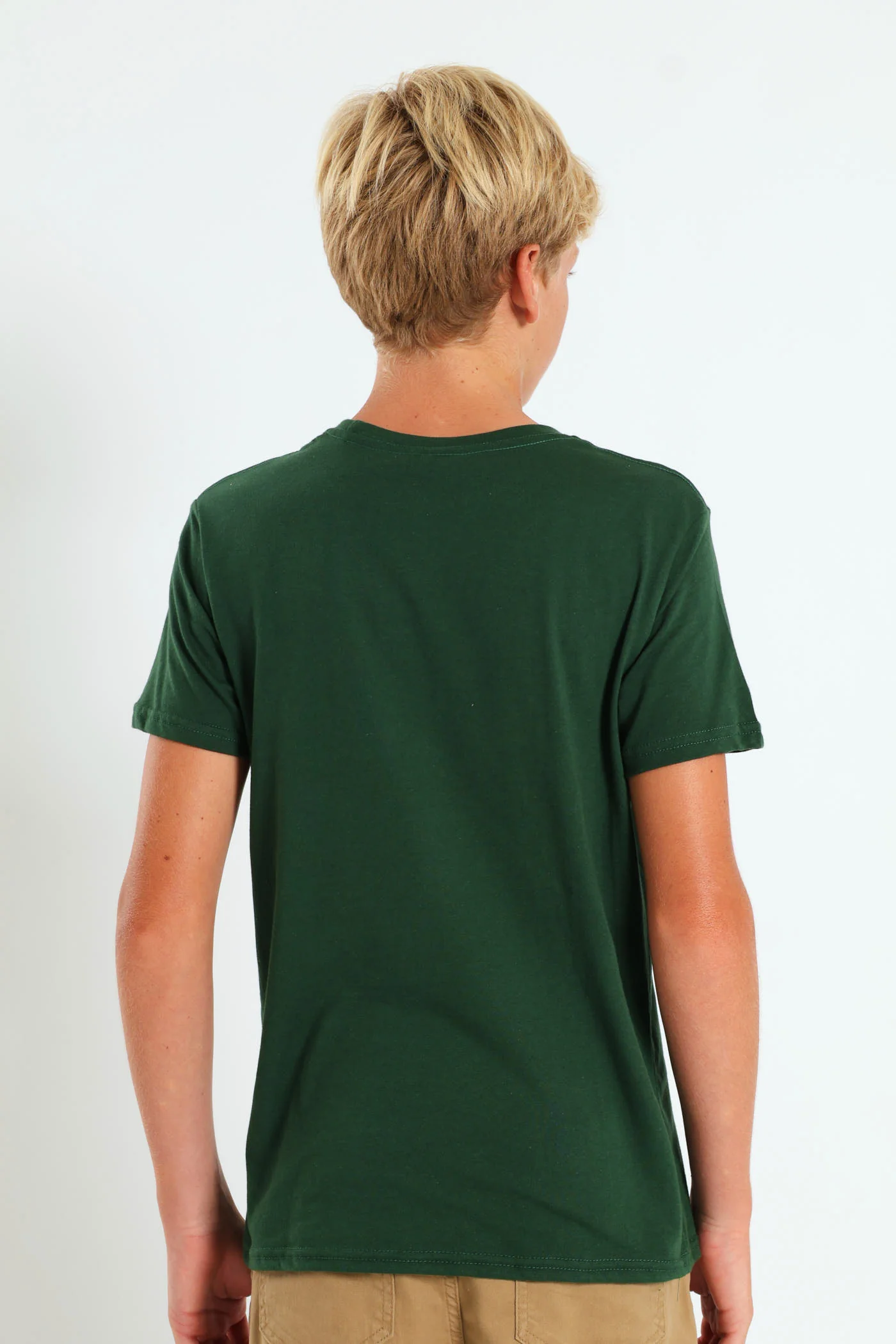 Boys Tennis Print Tee - Green - Image 4