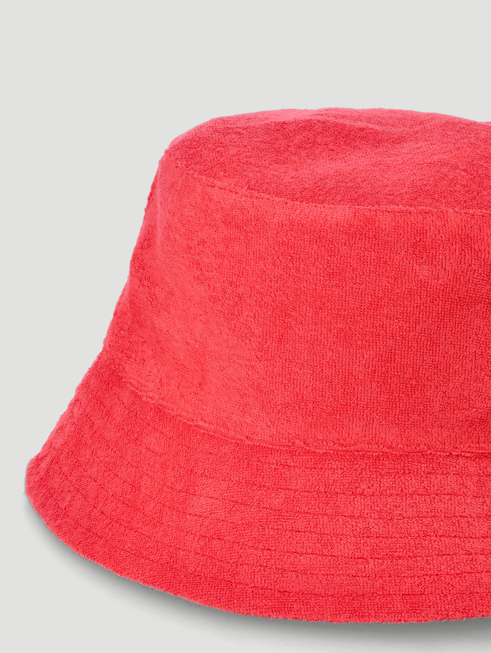 Boys Terry Cloth Bucket Hat - Red - Image 4