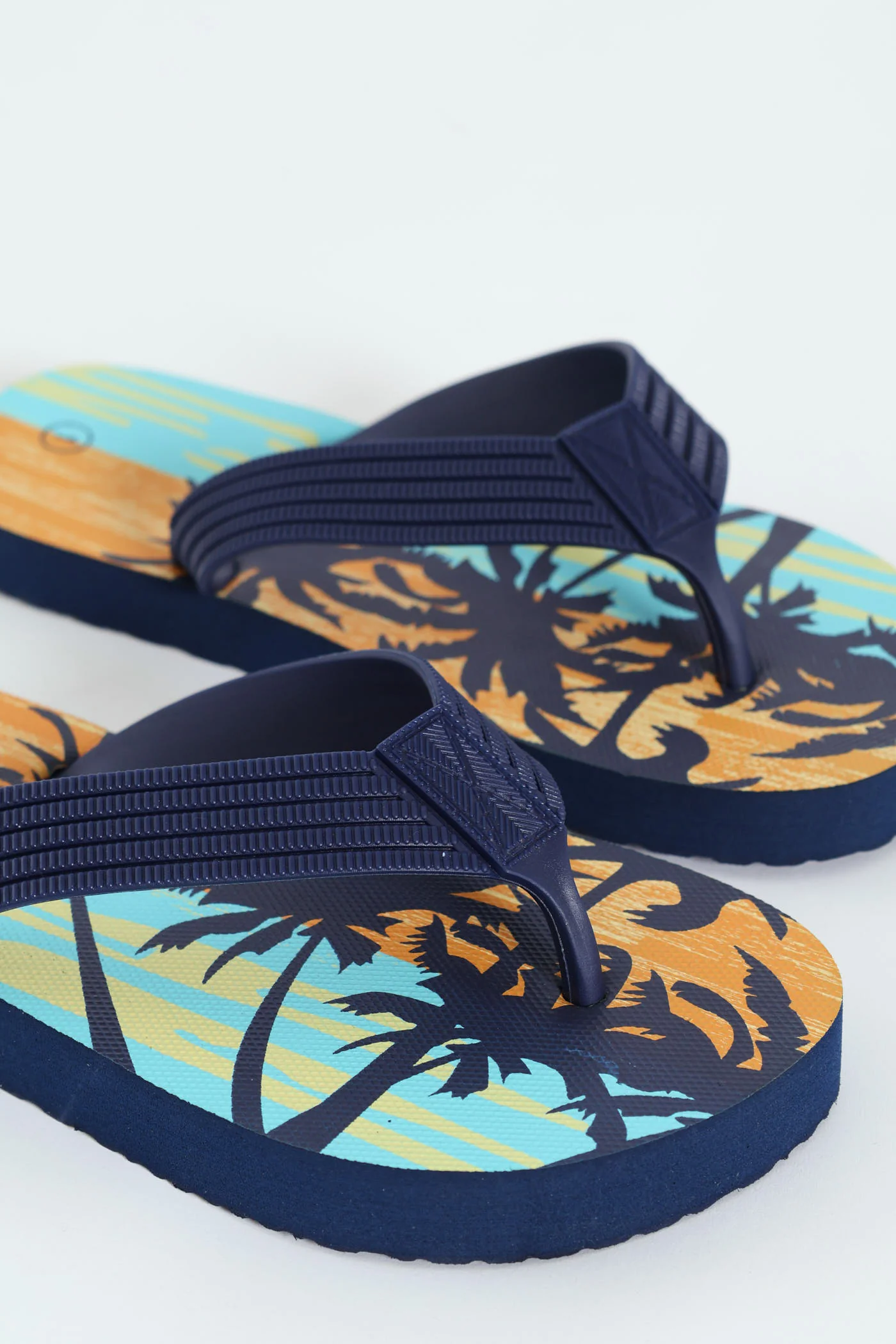 Boys Thong Sandal - Navy - Image 2