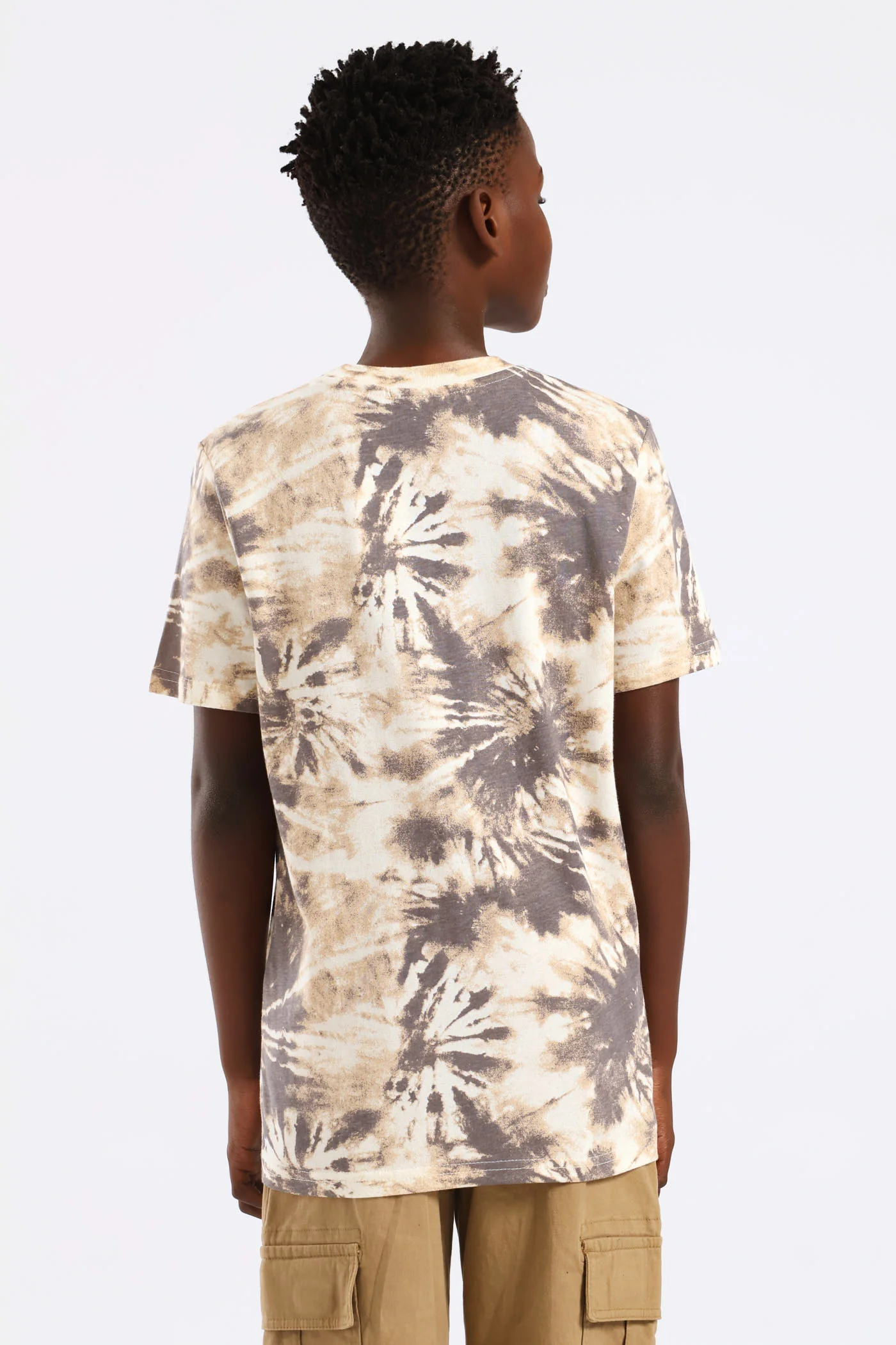 Boys Tie Dye T-Shirt - Fatigue - Image 3