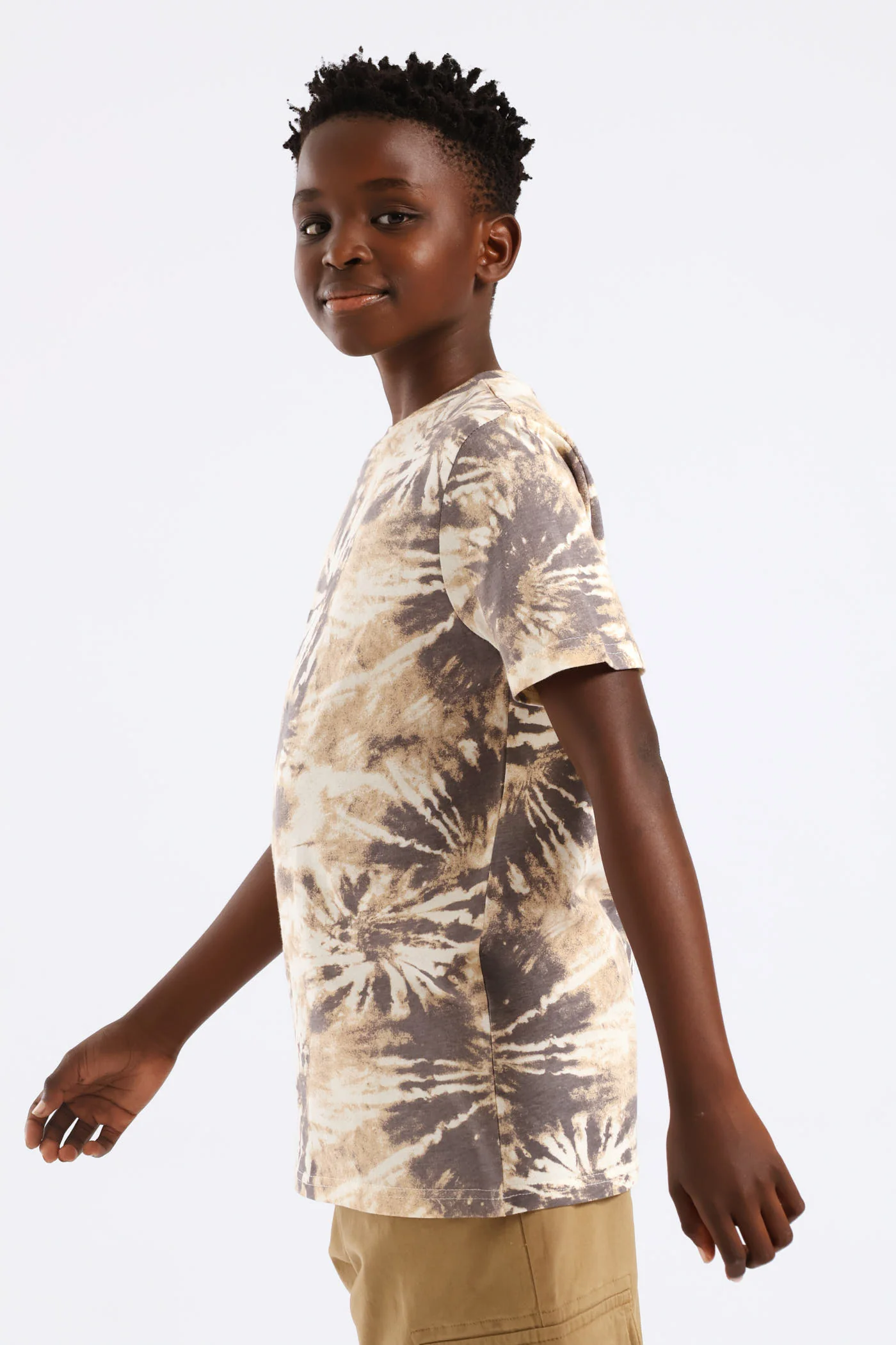 Boys Tie Dye T-Shirt - Fatigue - Image 4