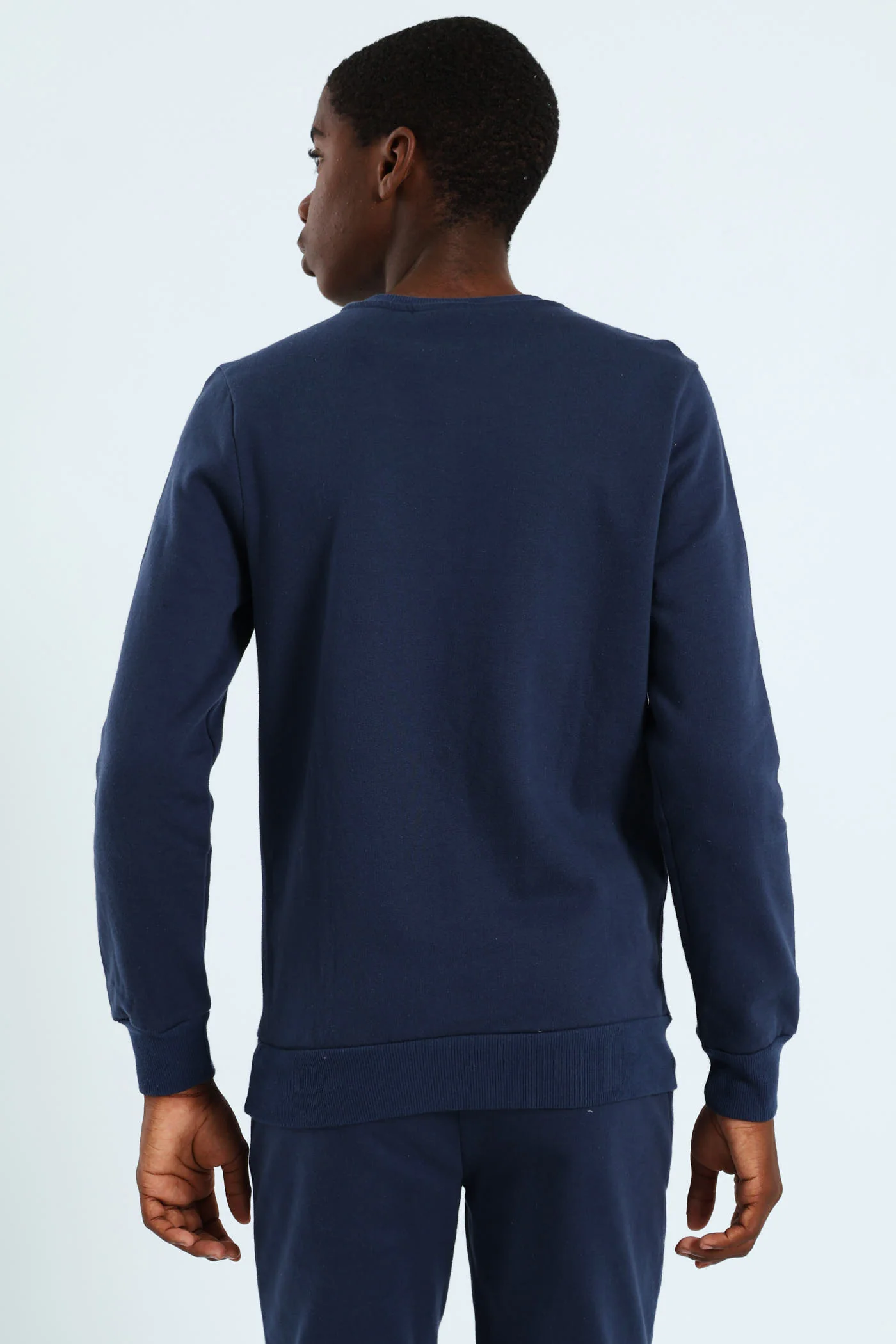 Boys Tiger Crew Top - Navy - Image 4