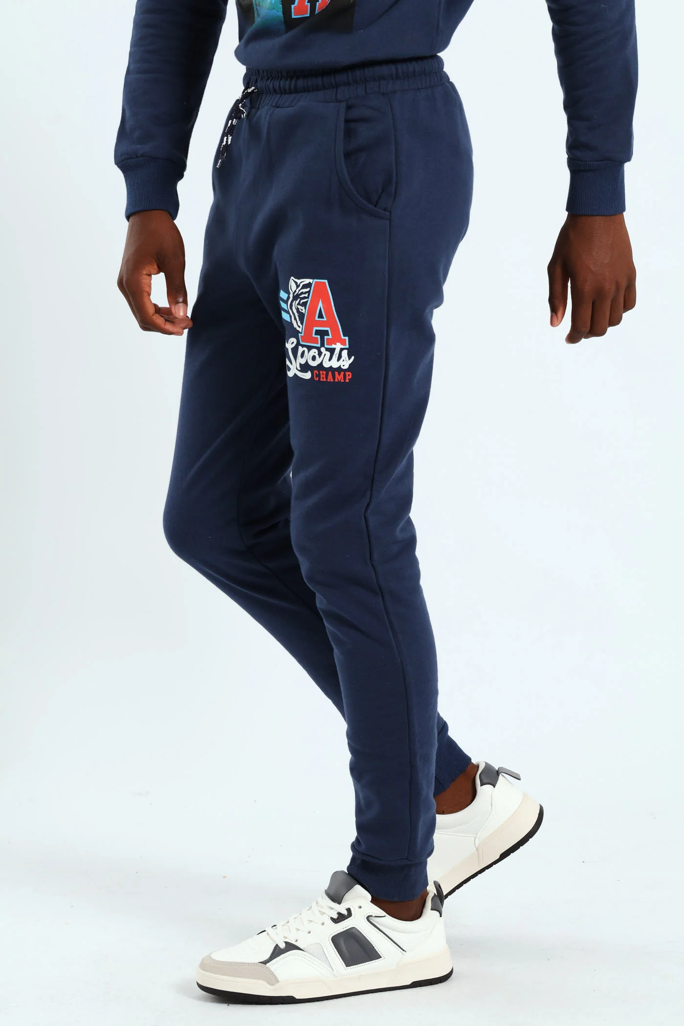 Boys Tiger Jogger - Navy - Image 3