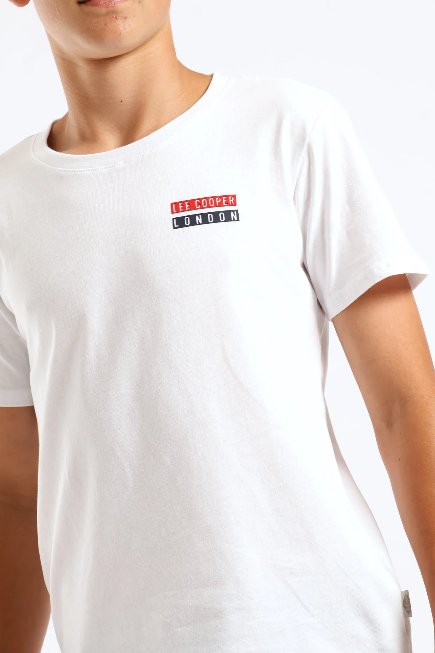 Boys Tobias Back Print T-Shirt - White - Image 3