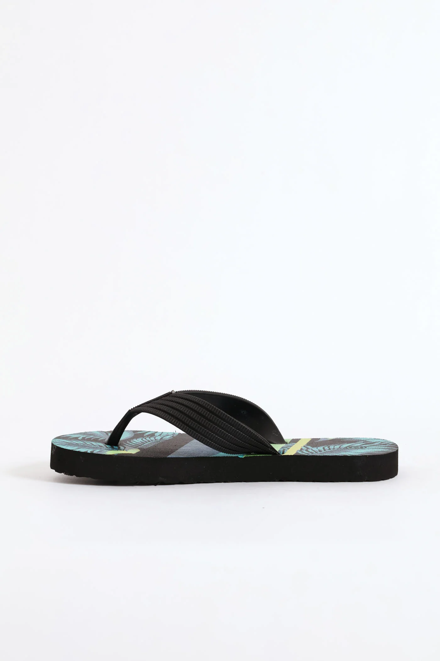 Boys Tropical Thong Sandal - Teal - Image 3