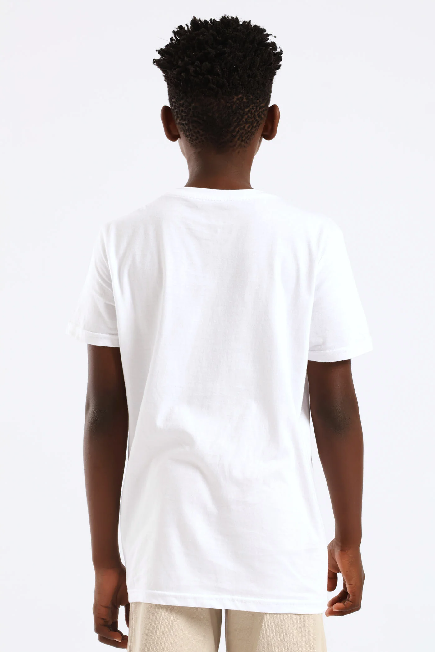 Boys Tupac T-Shirt - White - Image 4