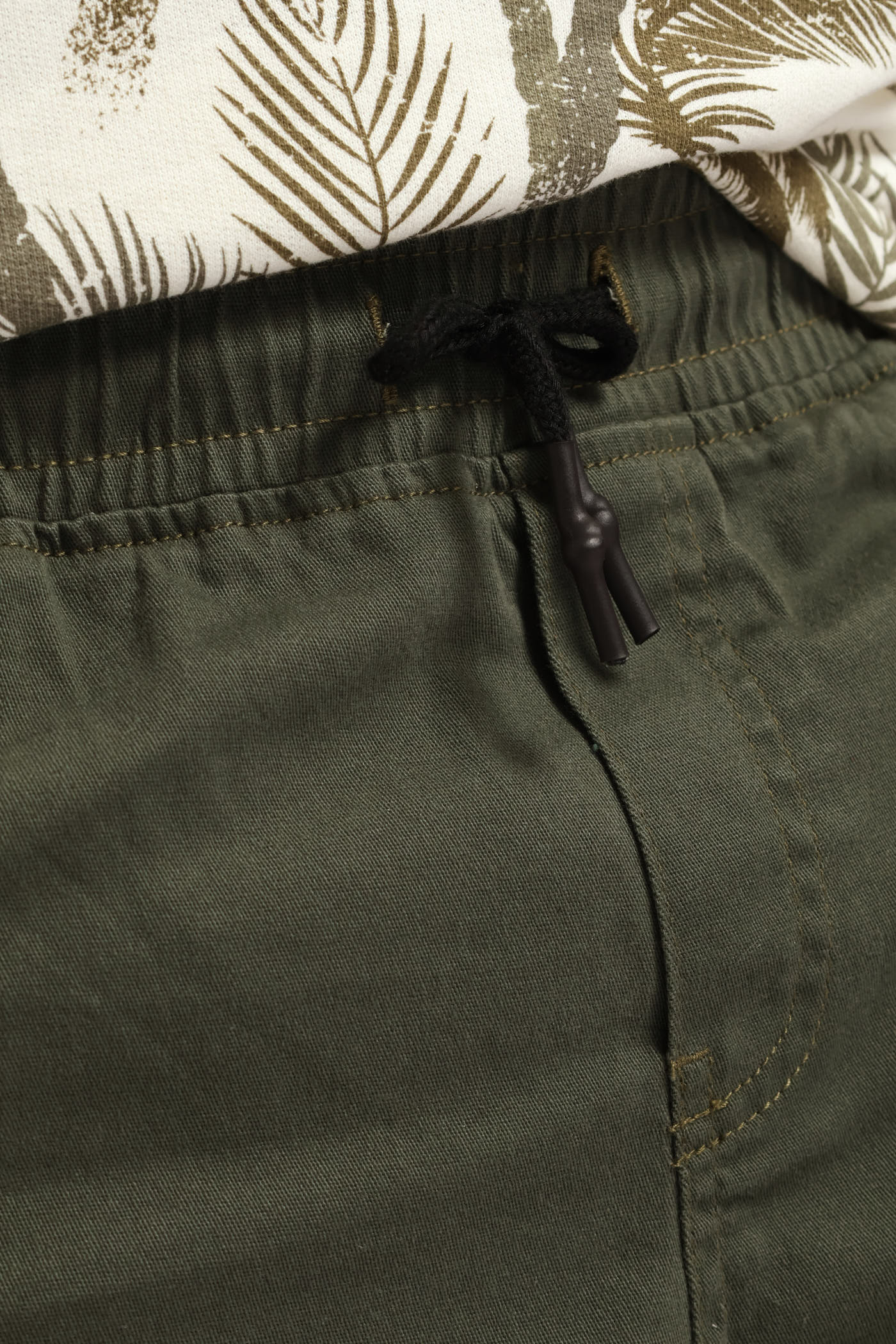 Boys Twill Cargo Short - Olive - Image 4