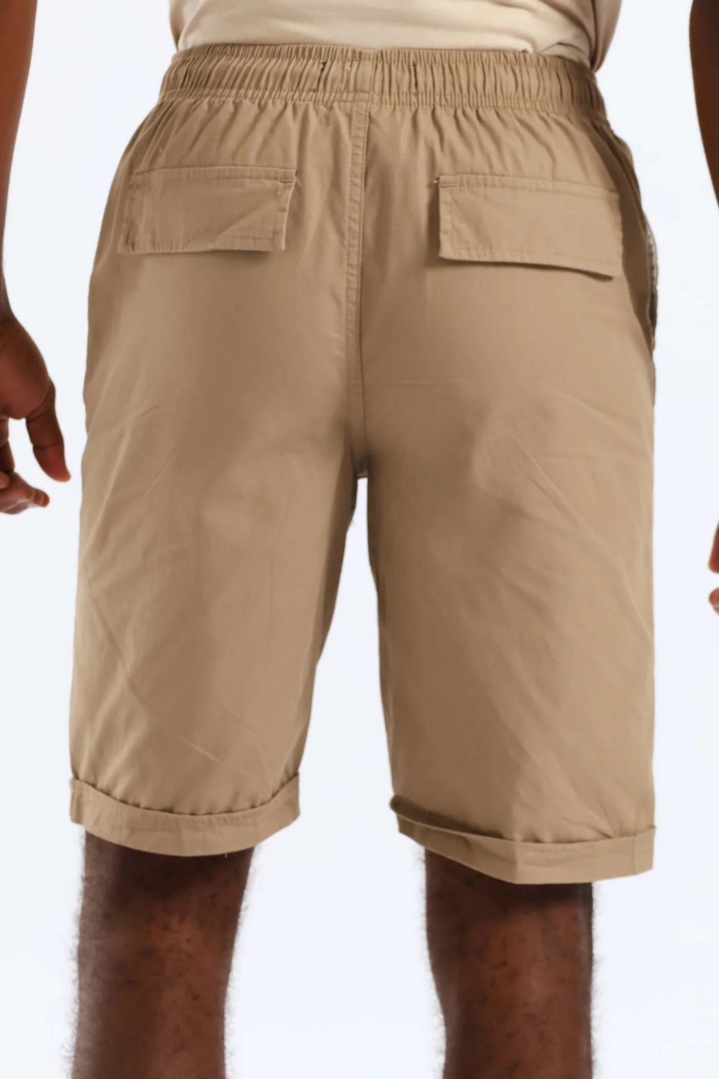 Boys Twill Pull On Short - Khaki - Image 4