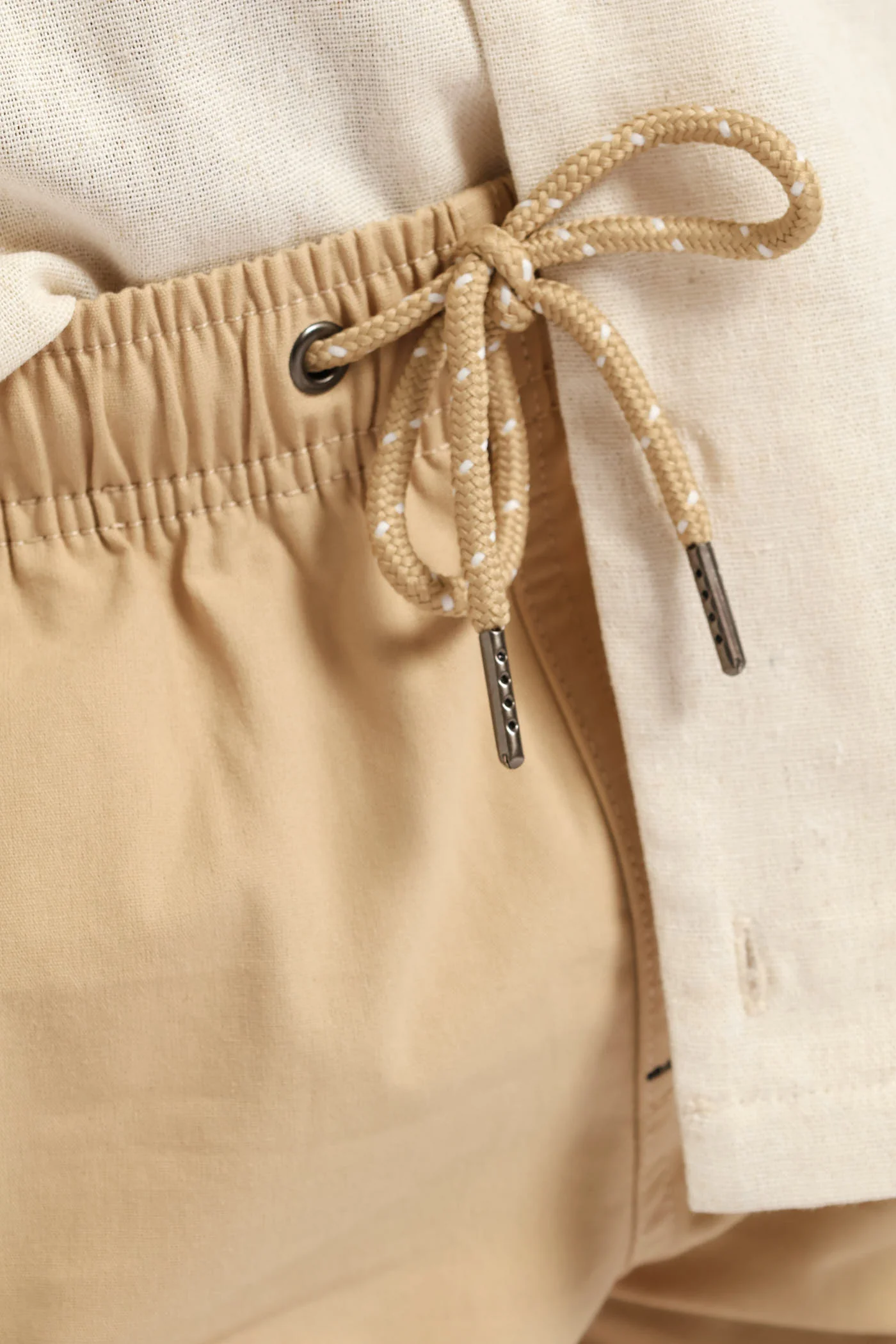 Boys Twill Pull On Short - Khaki - Image 5
