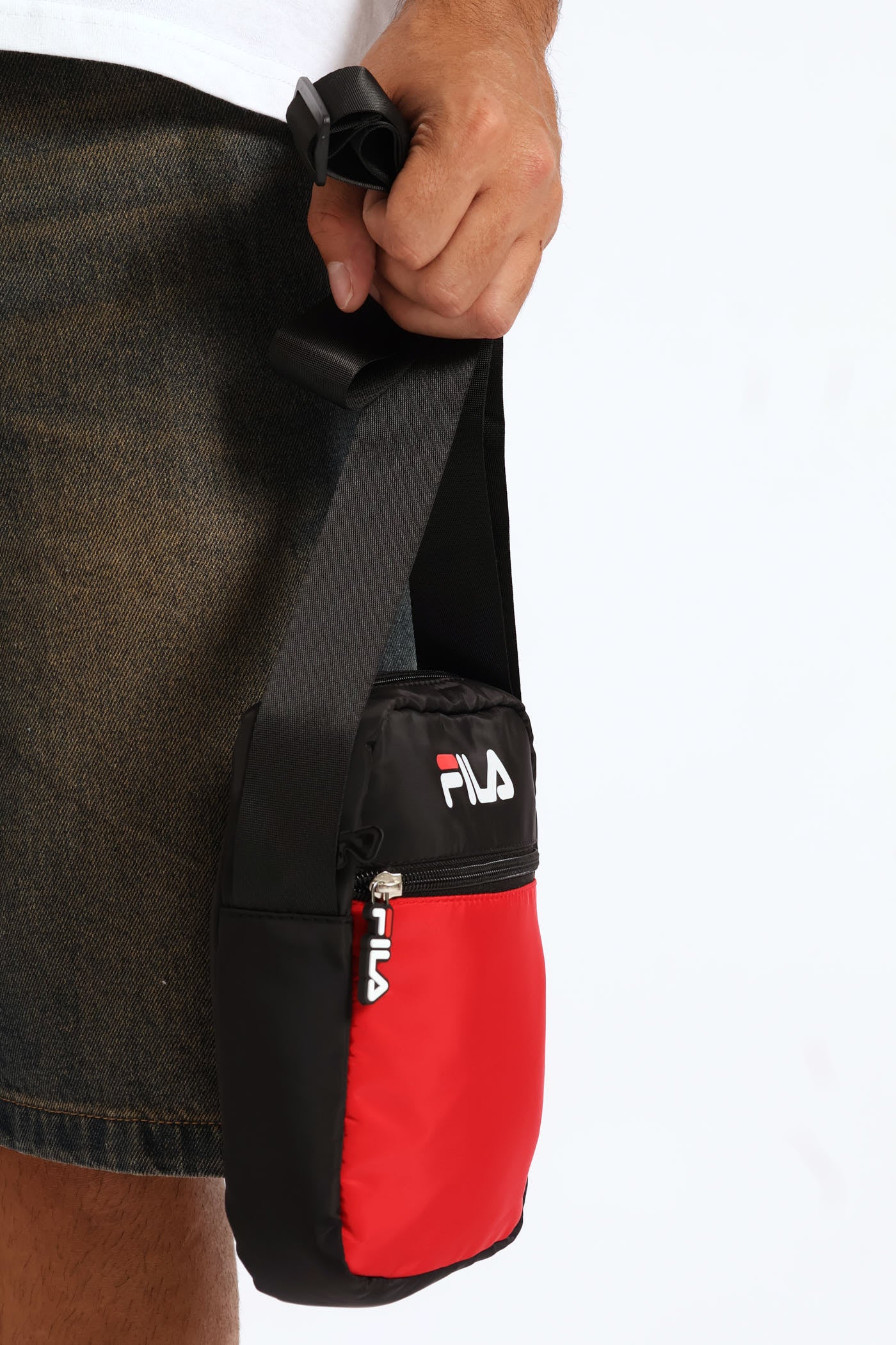 Boys Twitch Side Sling Bag - Black - Image 3