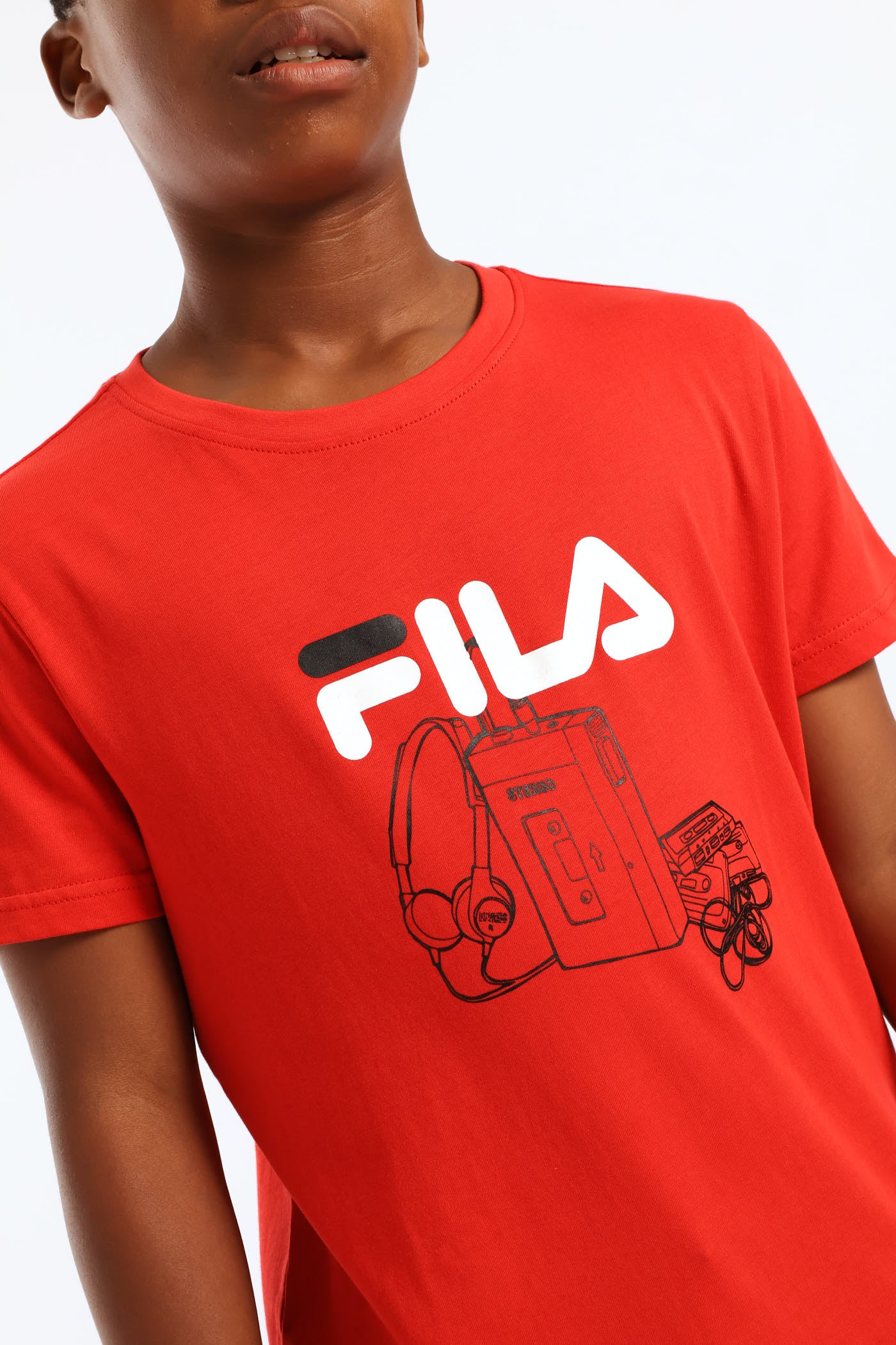 Boys Valerio T-Shirt - Red - Image 2