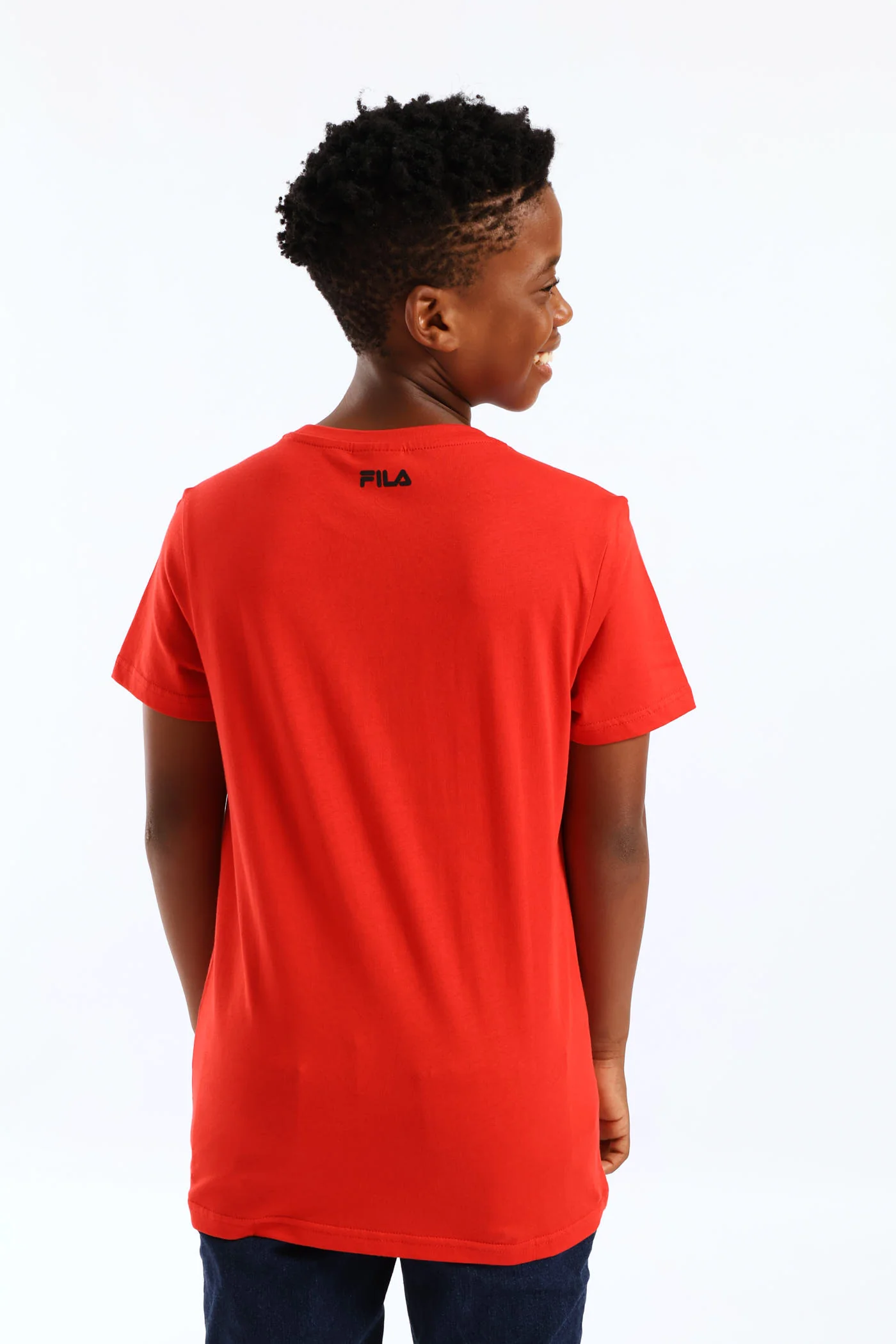 Boys Valerio T-Shirt - Red - Image 5