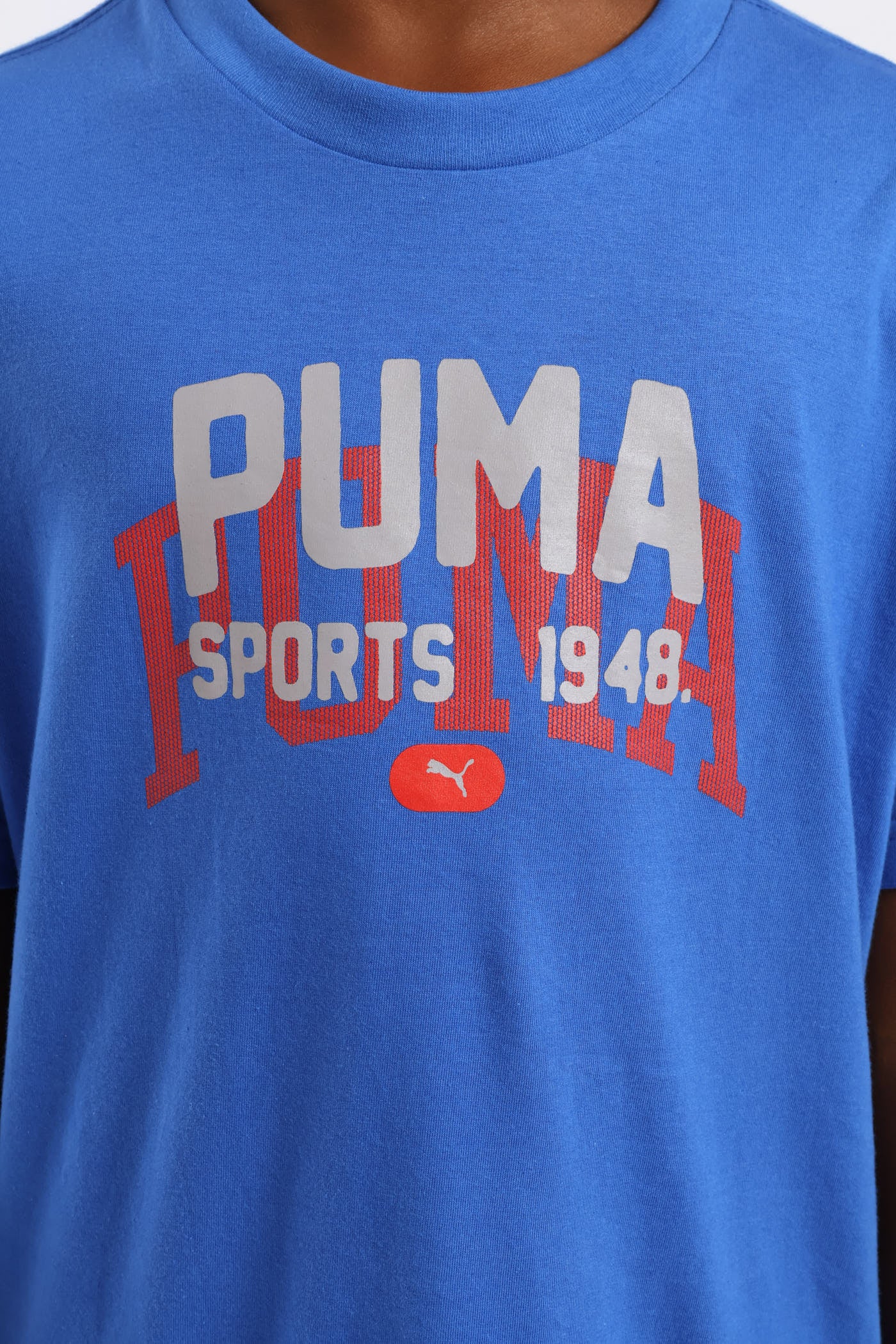 Boys Varsity Print Tee - Blue - Image 5
