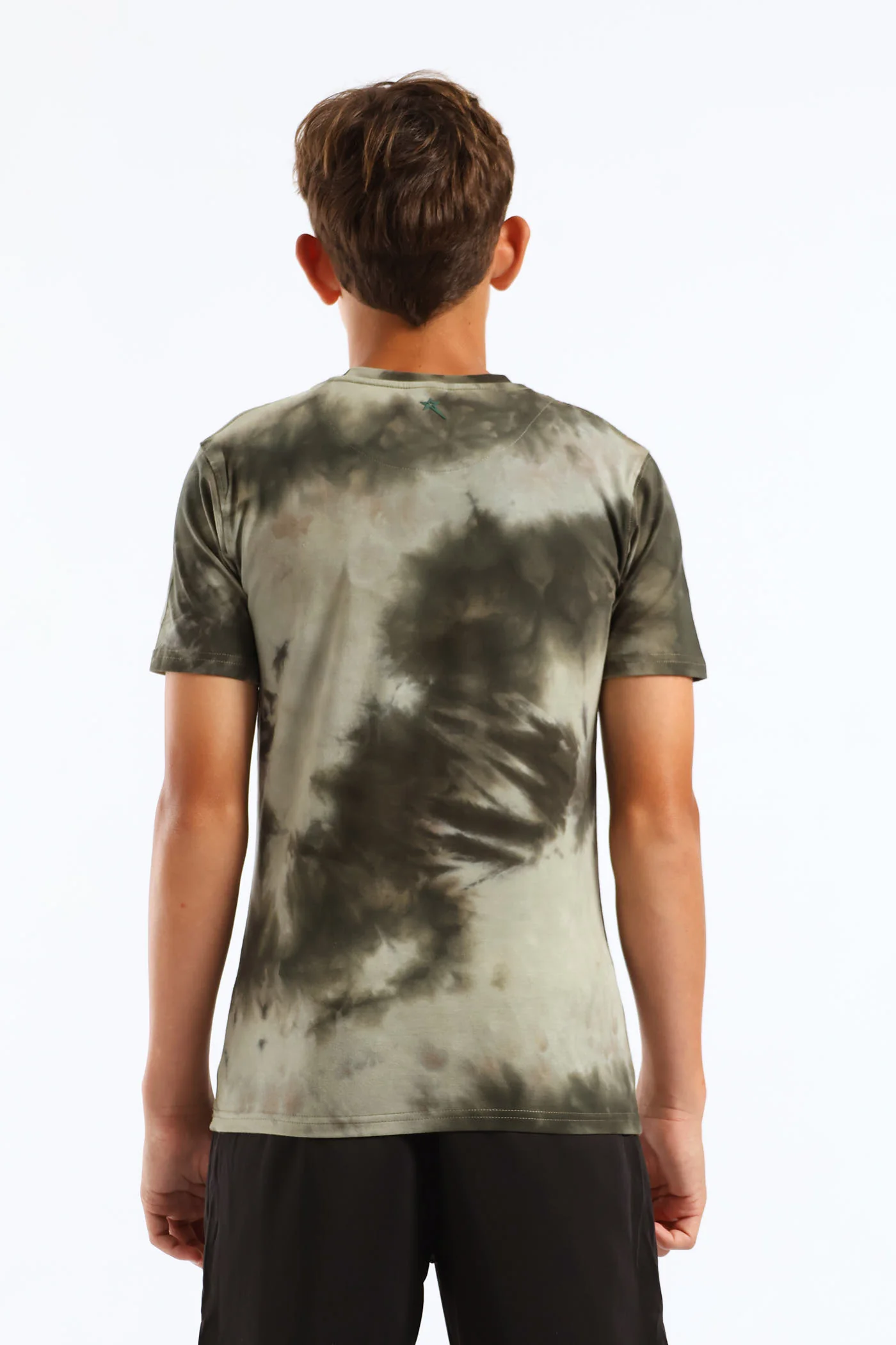 Boys Vast Tie Dye T-Shirt - Sage - Image 4