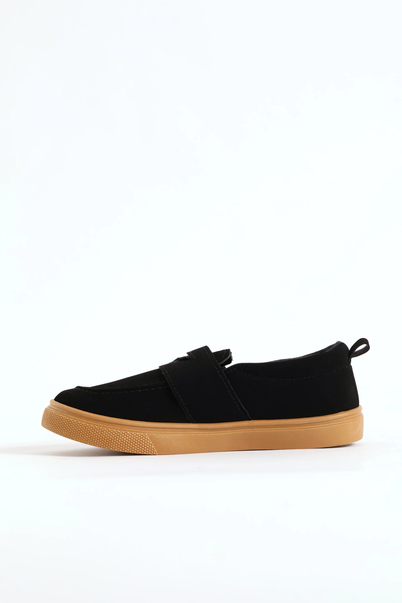 Boys Velcro Smart Sneaker - Black - Image 4