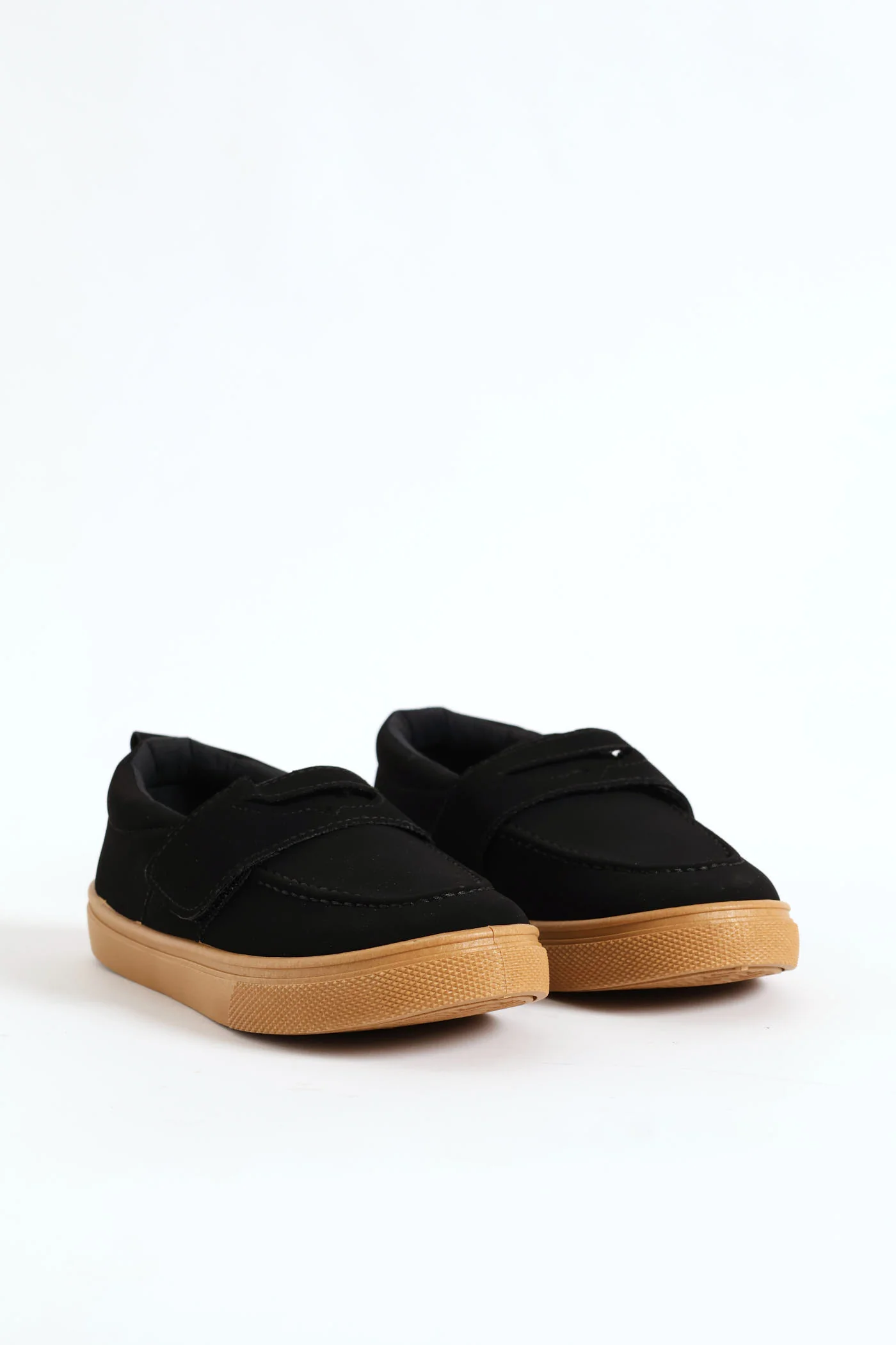 Boys Velcro Smart Sneaker - Black - Image 5