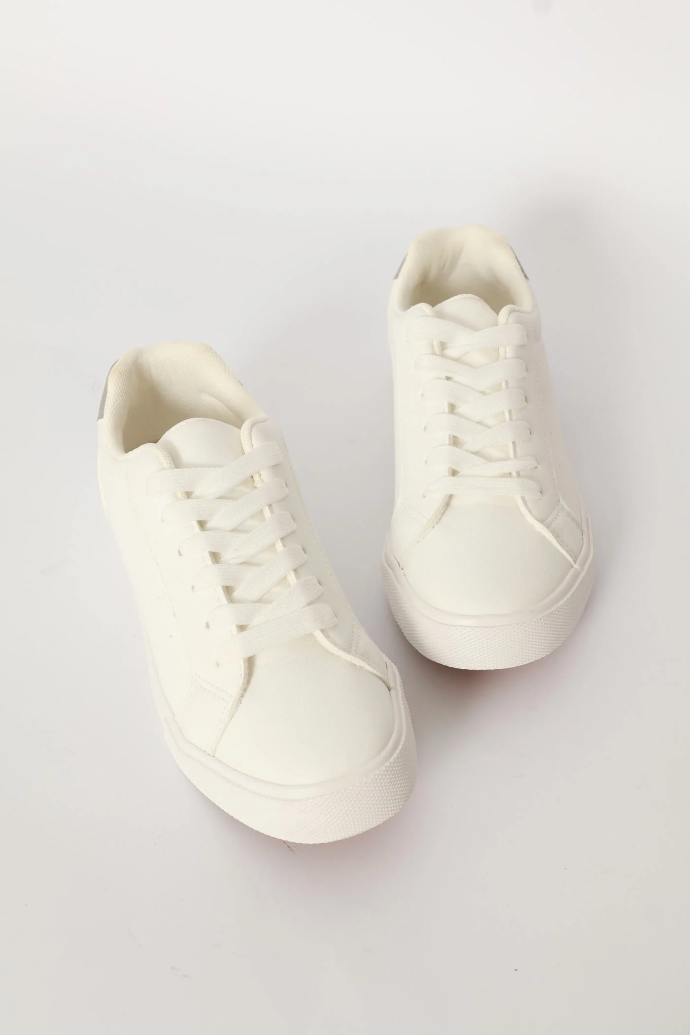 Boys Vulcanised Sneaker - White/Grey - Image 5