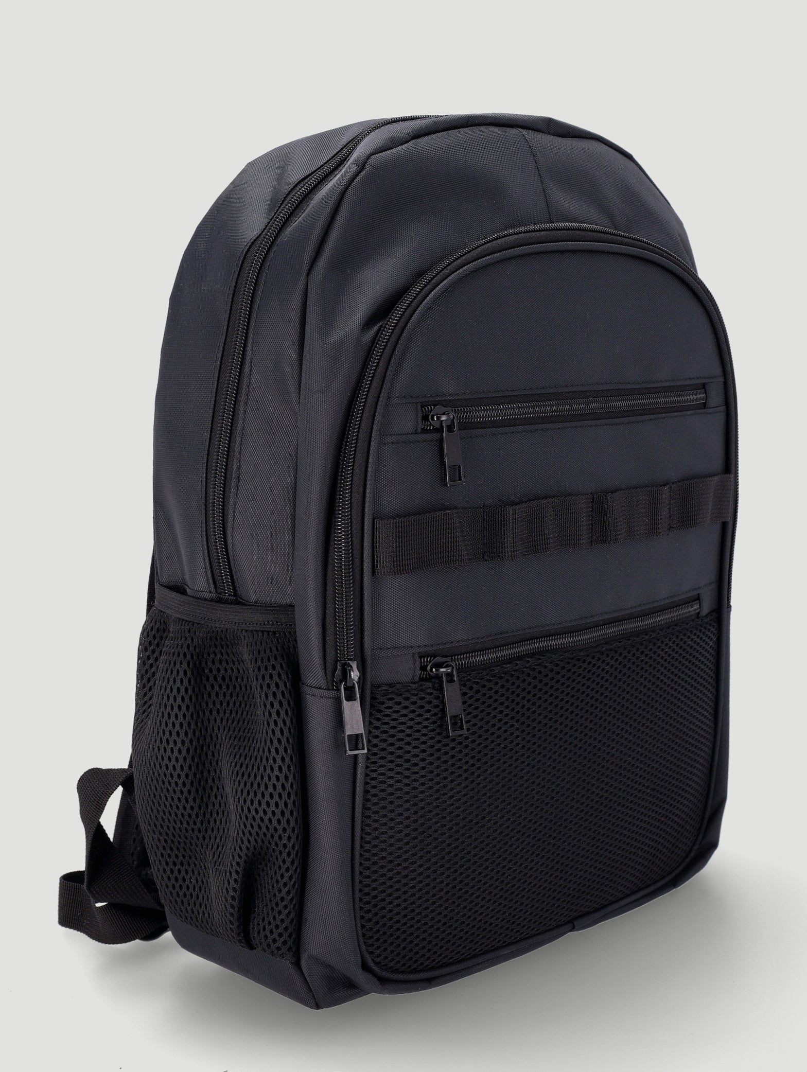 Boys Webbing Detail Backpack - Black - Image 3