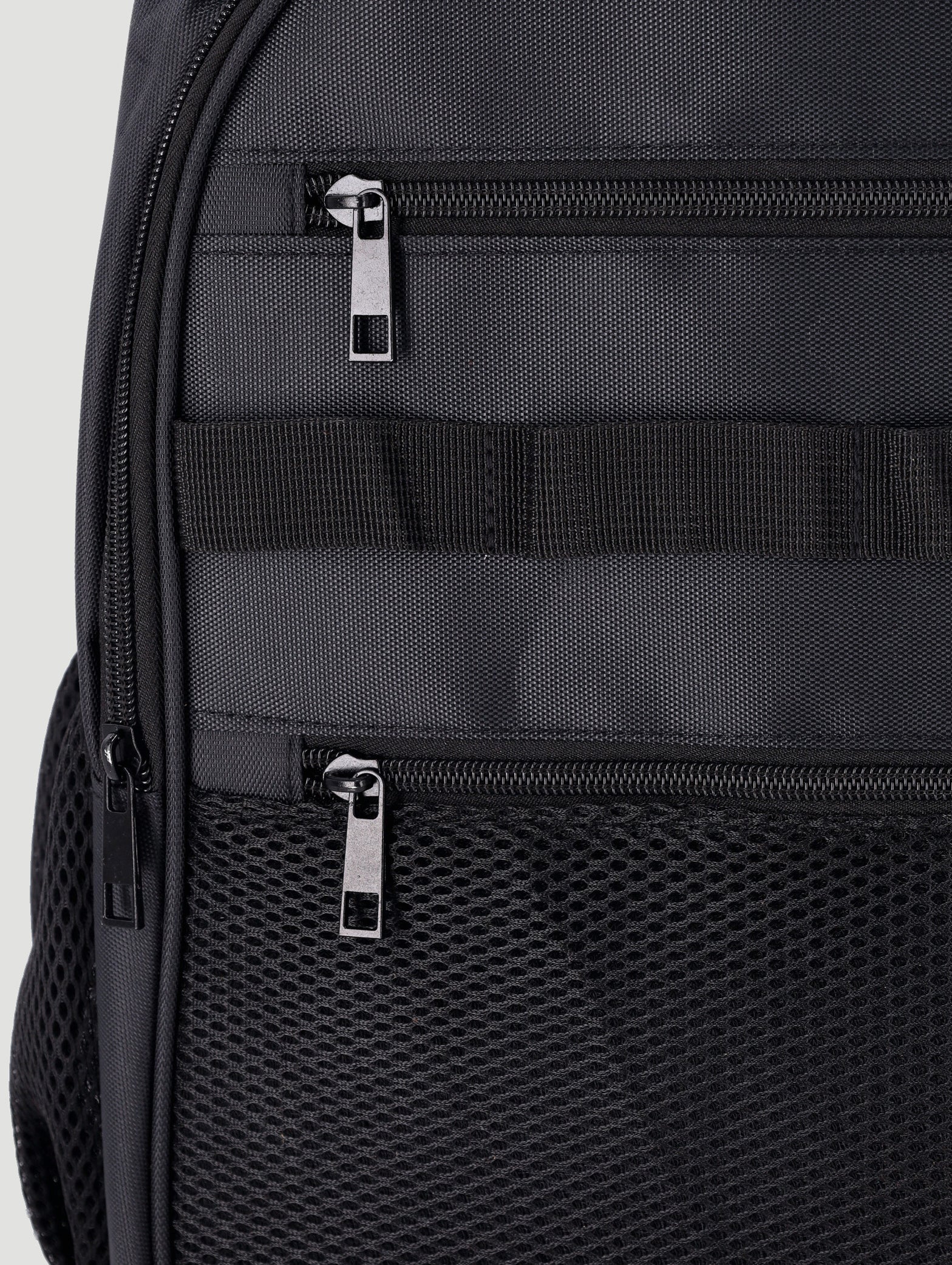 Boys Webbing Detail Backpack - Black - Image 4