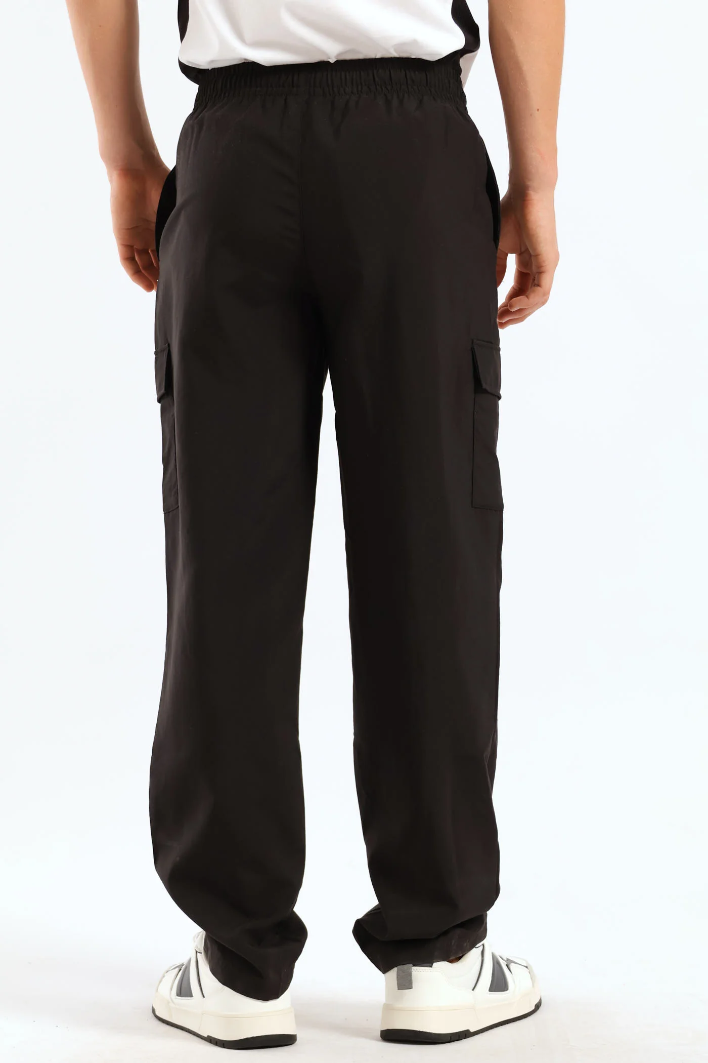 Boys Woven Cargo Pant - Black - Image 3