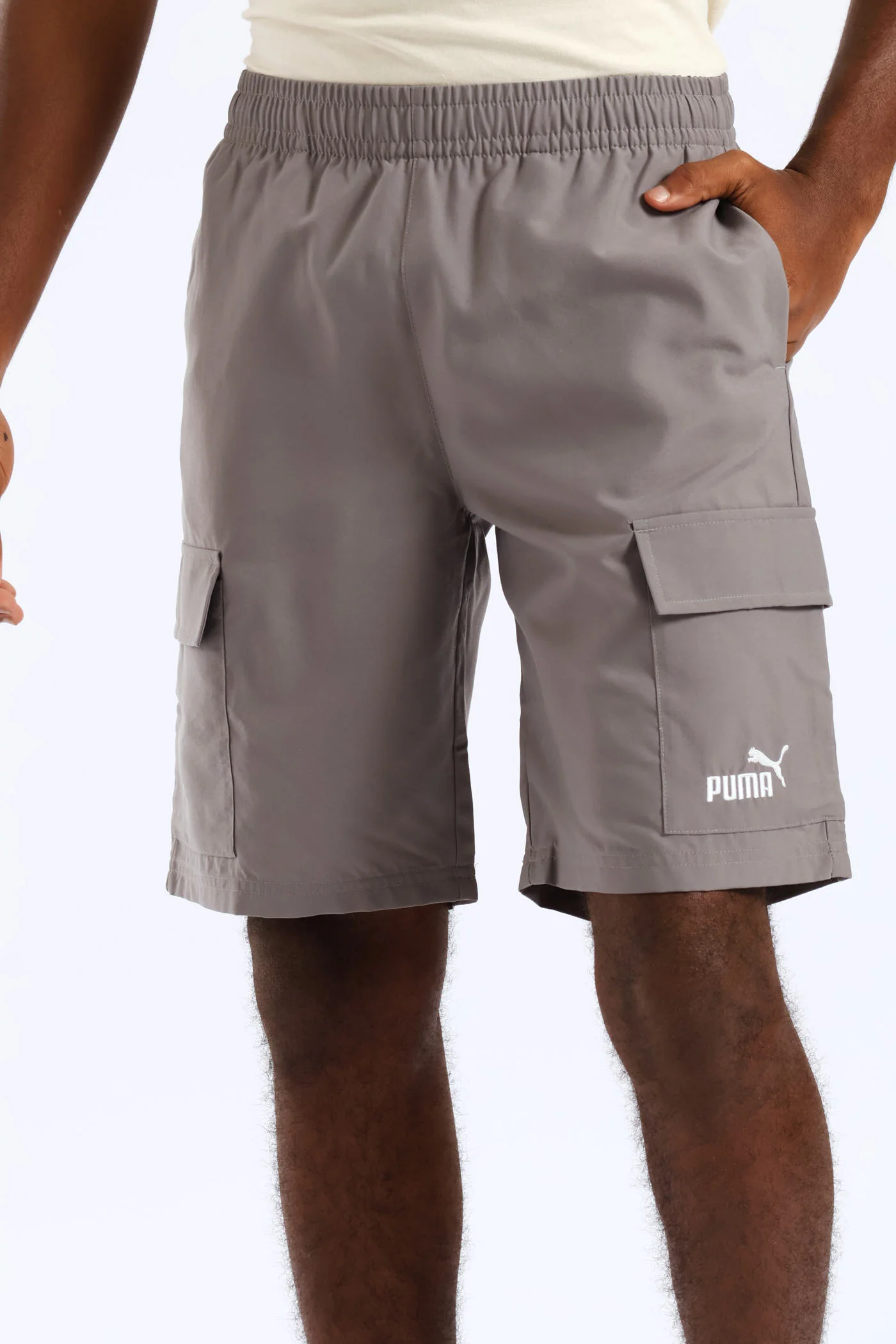 Boys Woven Cargo Short - Grey - Image 4