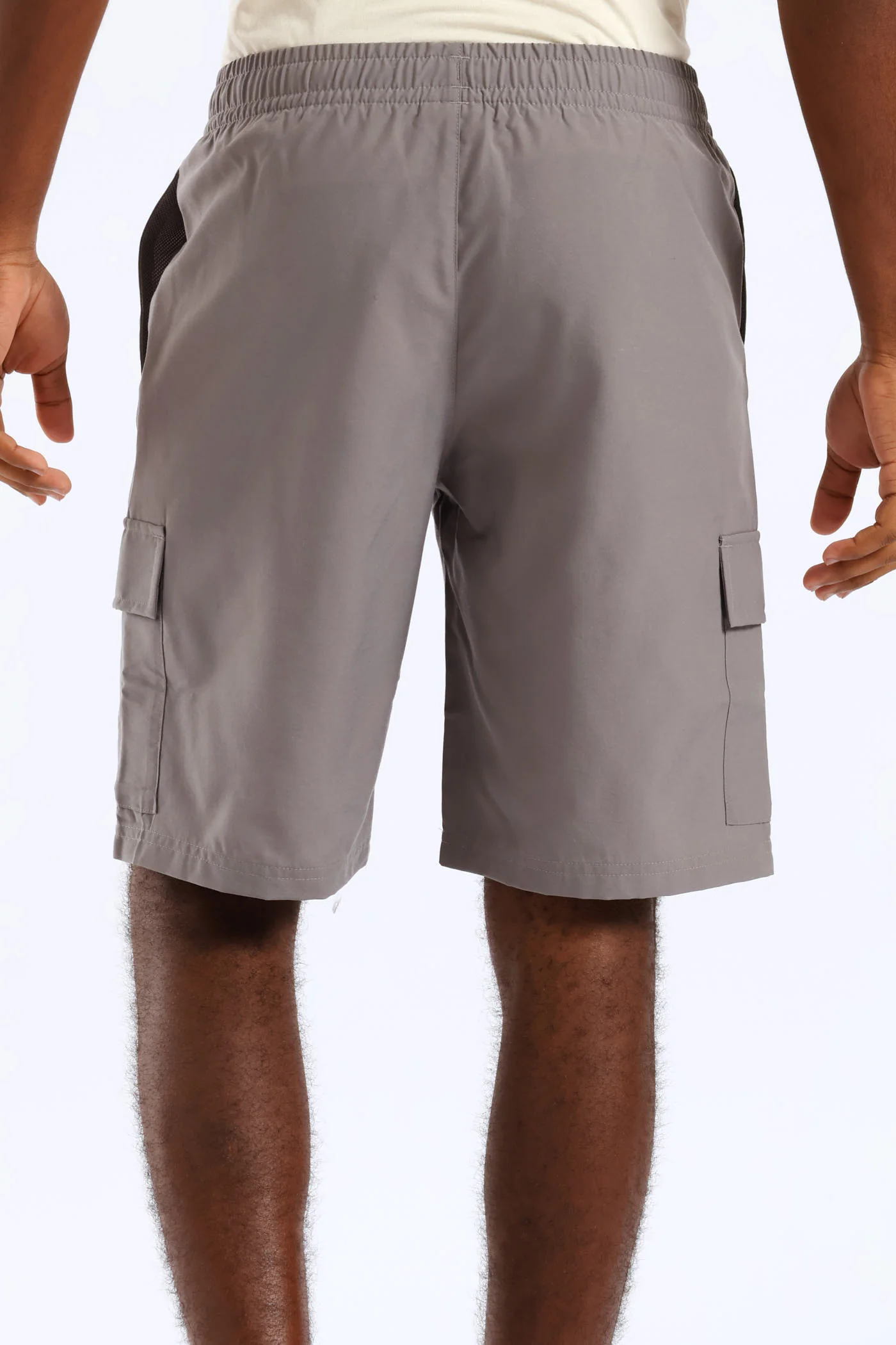 Boys Woven Cargo Short - Grey - Image 5