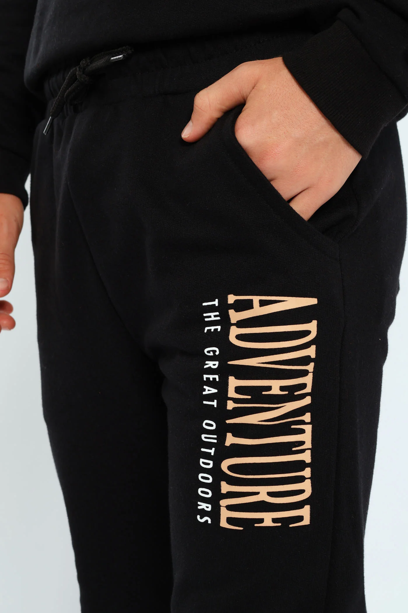Boys Yellowstone Park Jogger - Black - Image 2