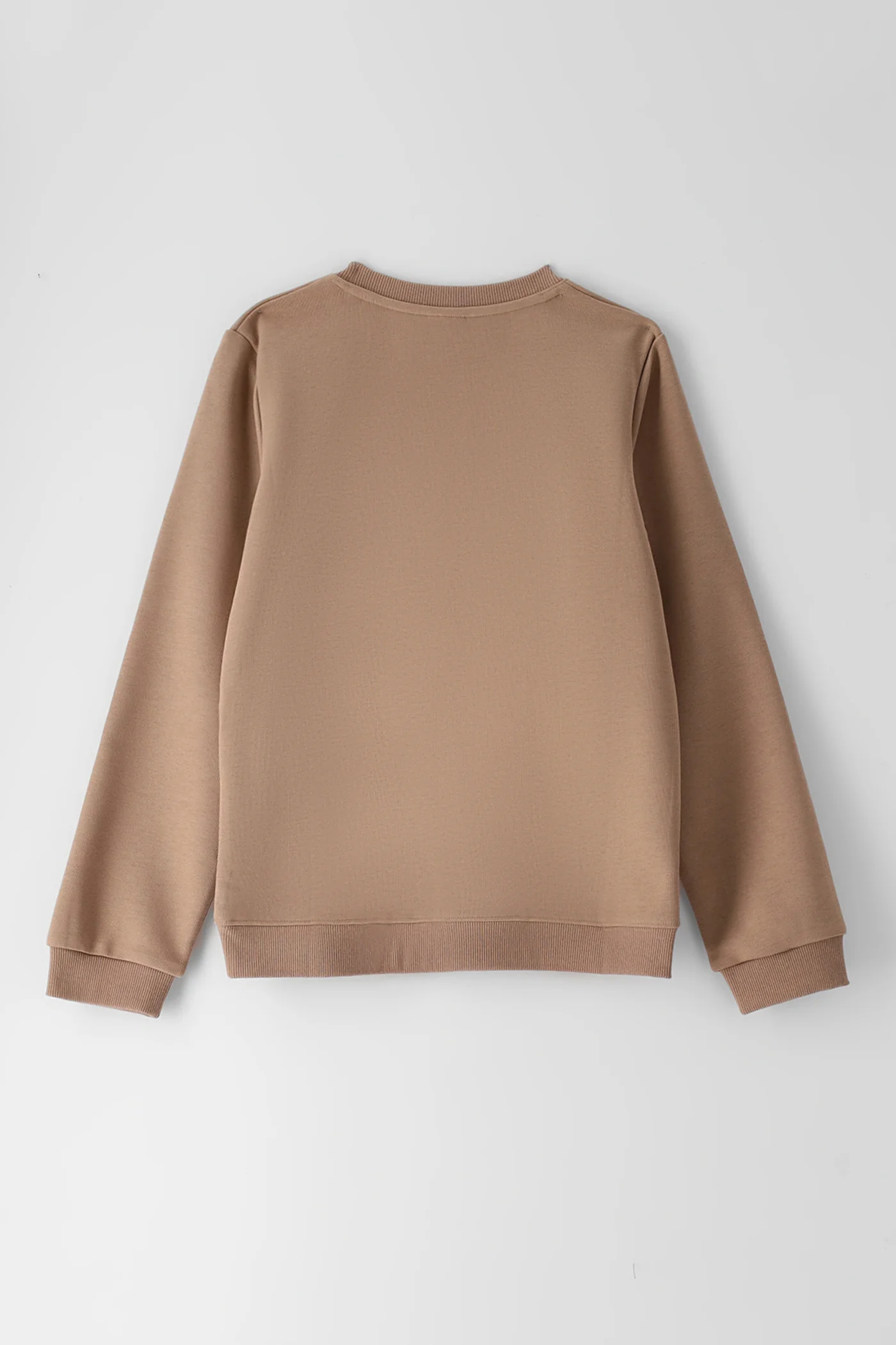Boys Zander Pull Over Sweat Top - Sand - Image 2