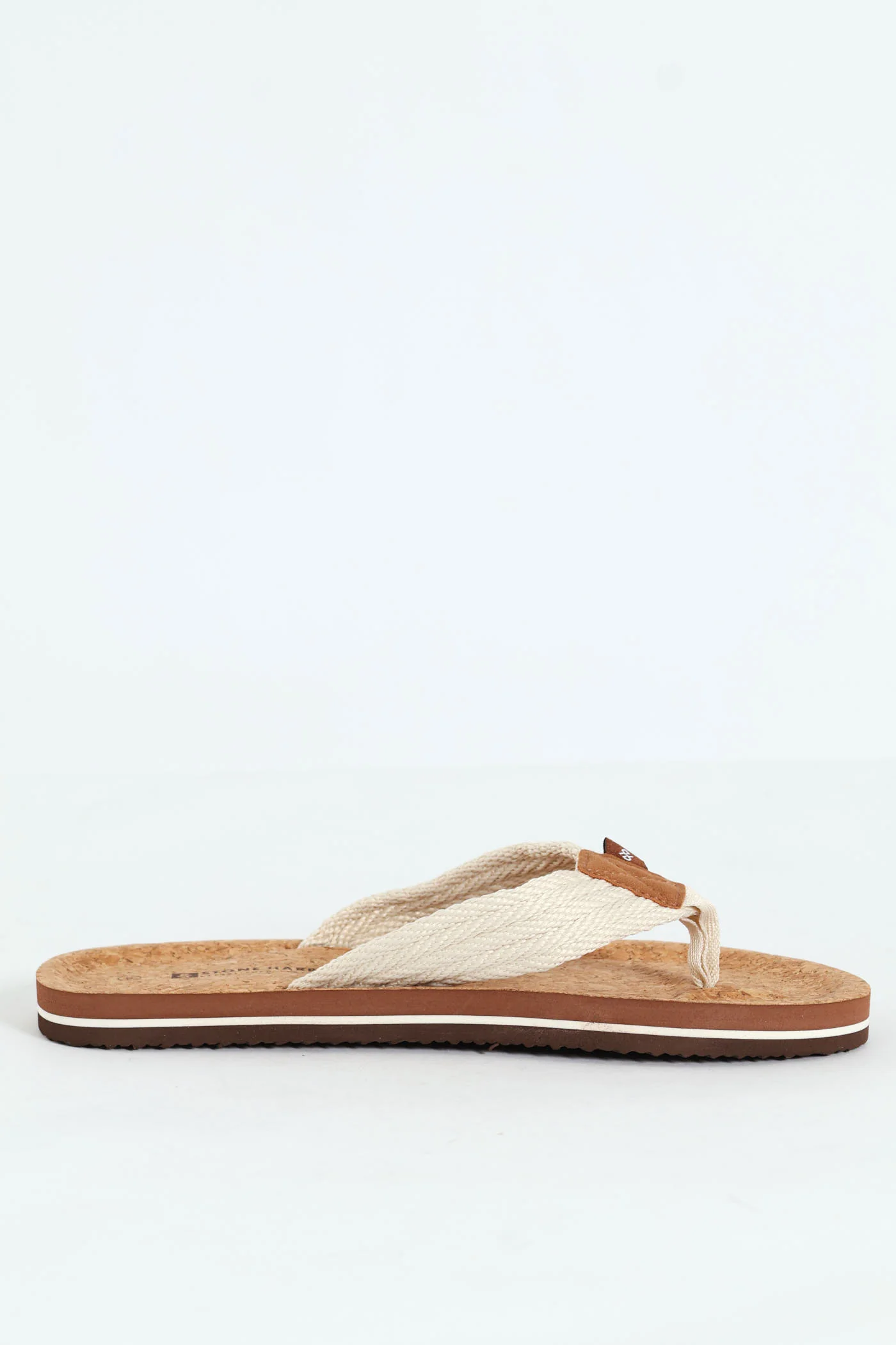 Braided Upper Cork Wide Vamp - Stone - Image 3