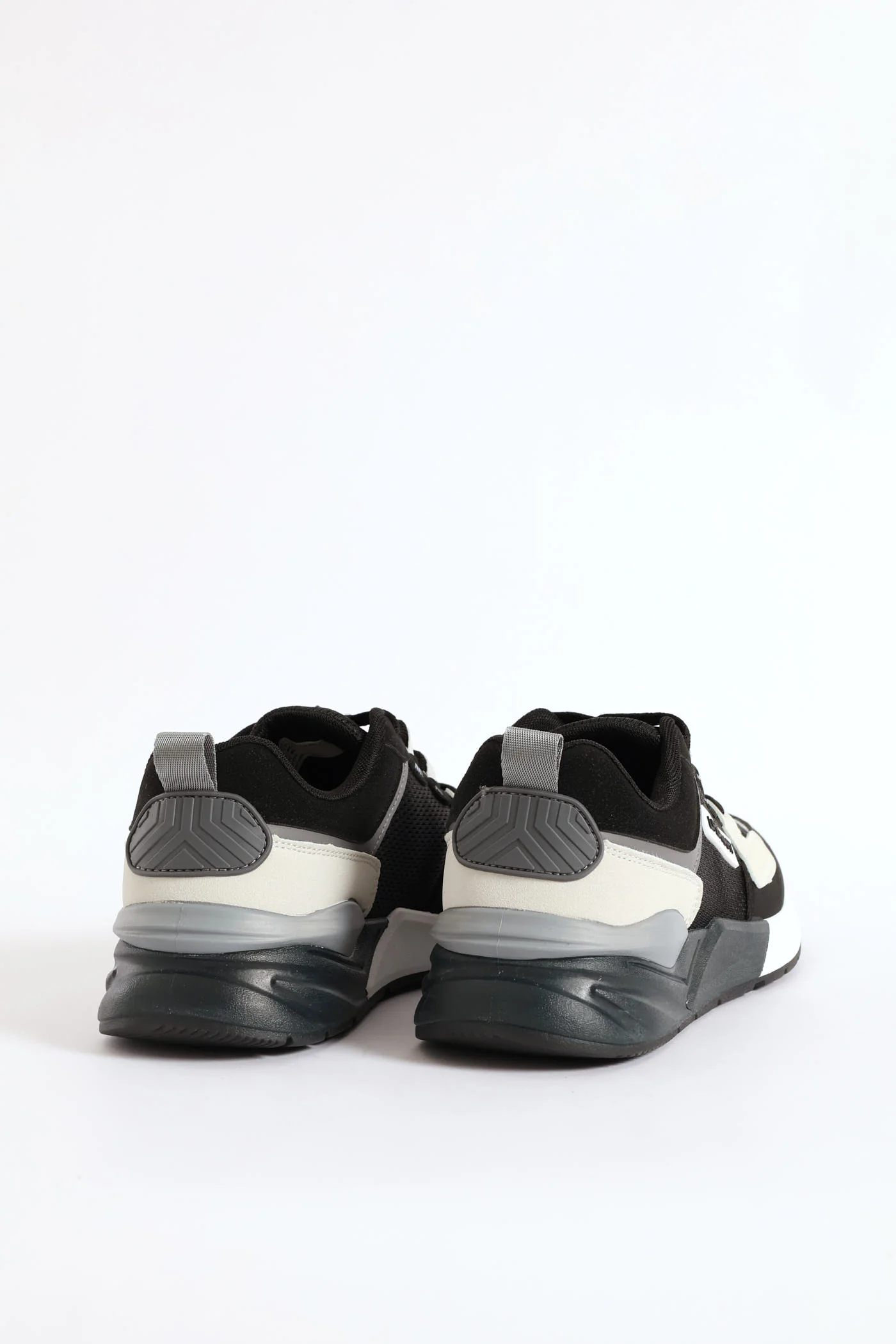 Brazza 1 Nubuck Lace Up Retro Sneaker - Black - Image 2