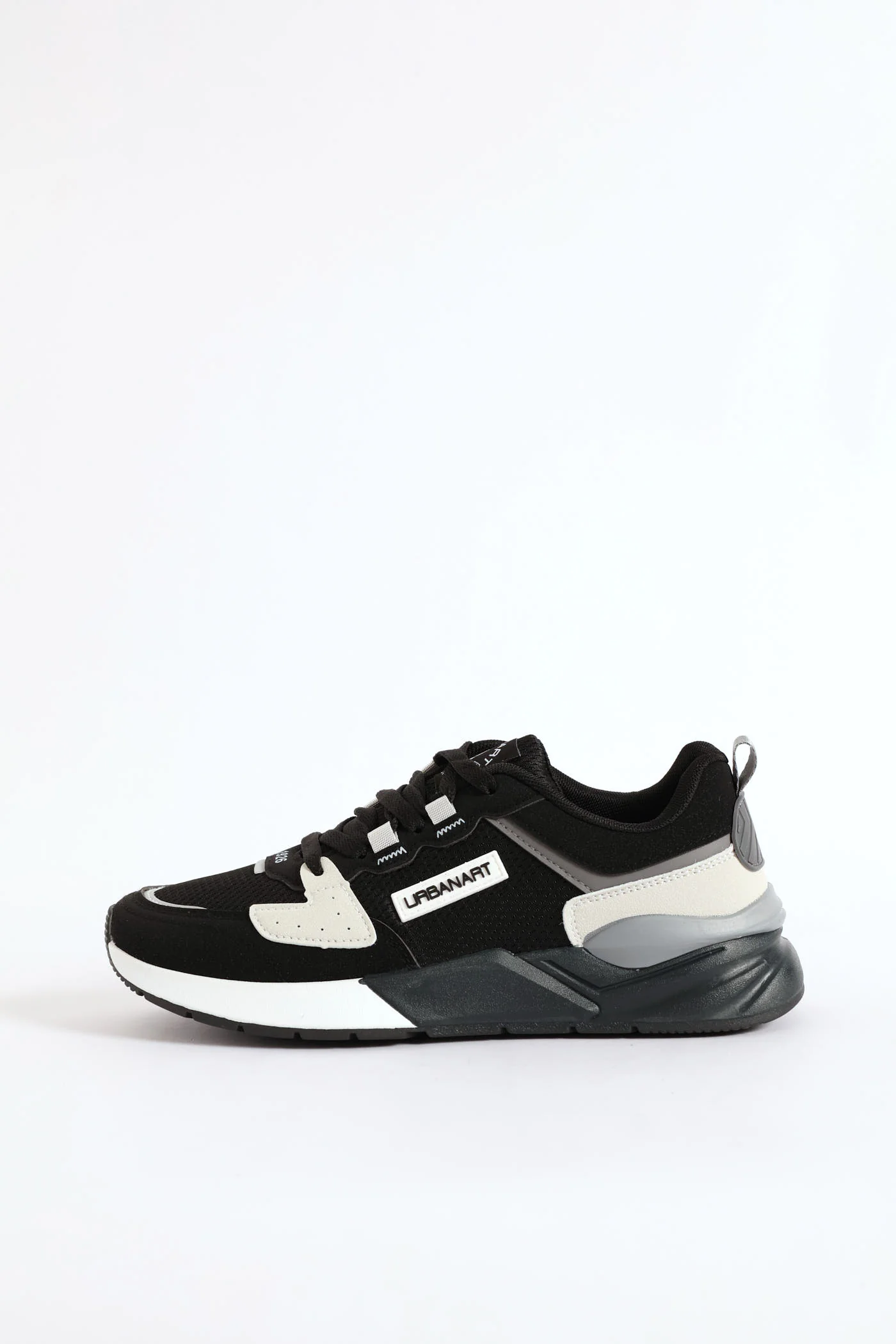 Brazza 1 Nubuck Lace Up Retro Sneaker - Black - Image 4