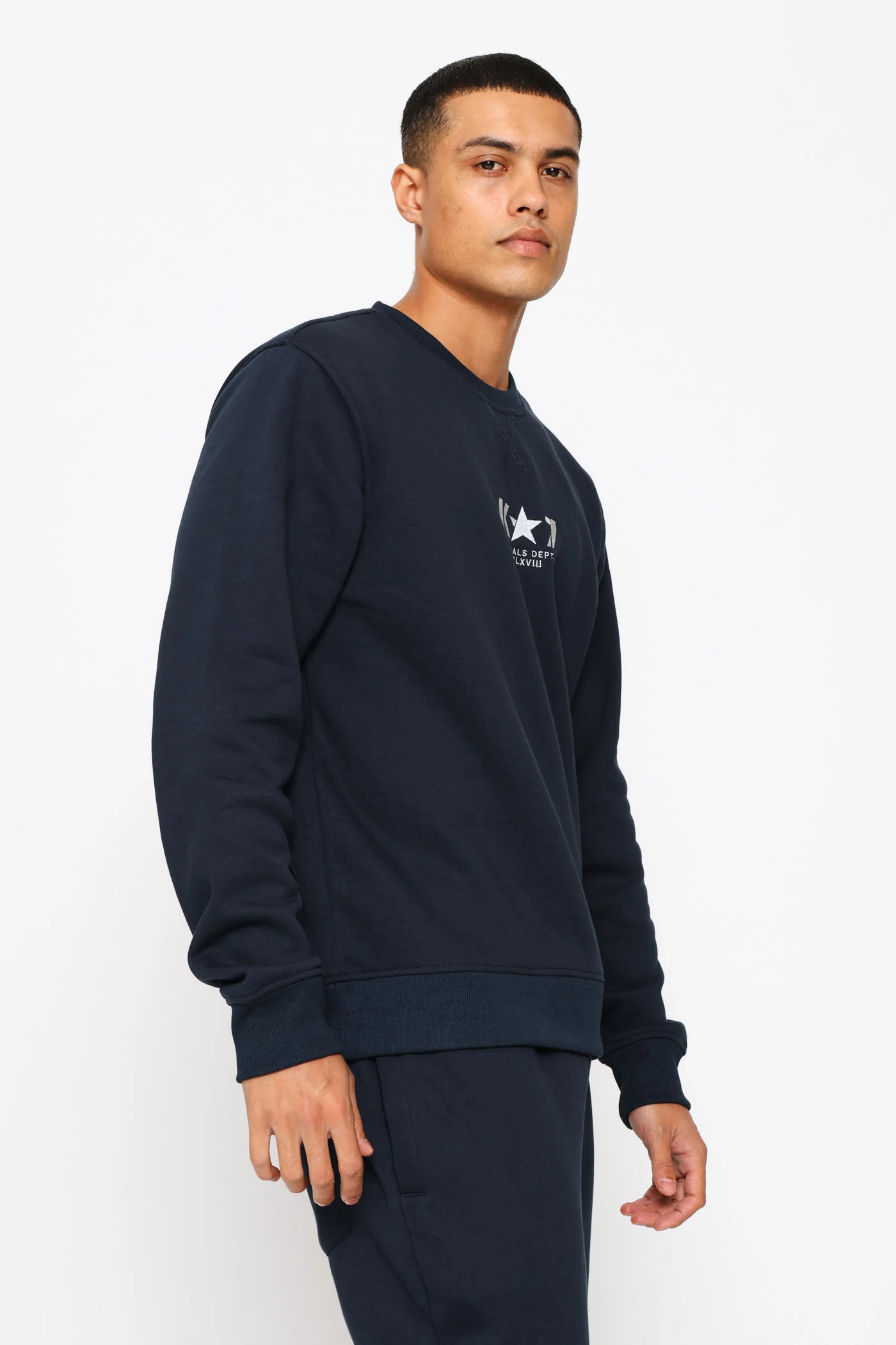 Breakers Crew Top - Navy - Image 4