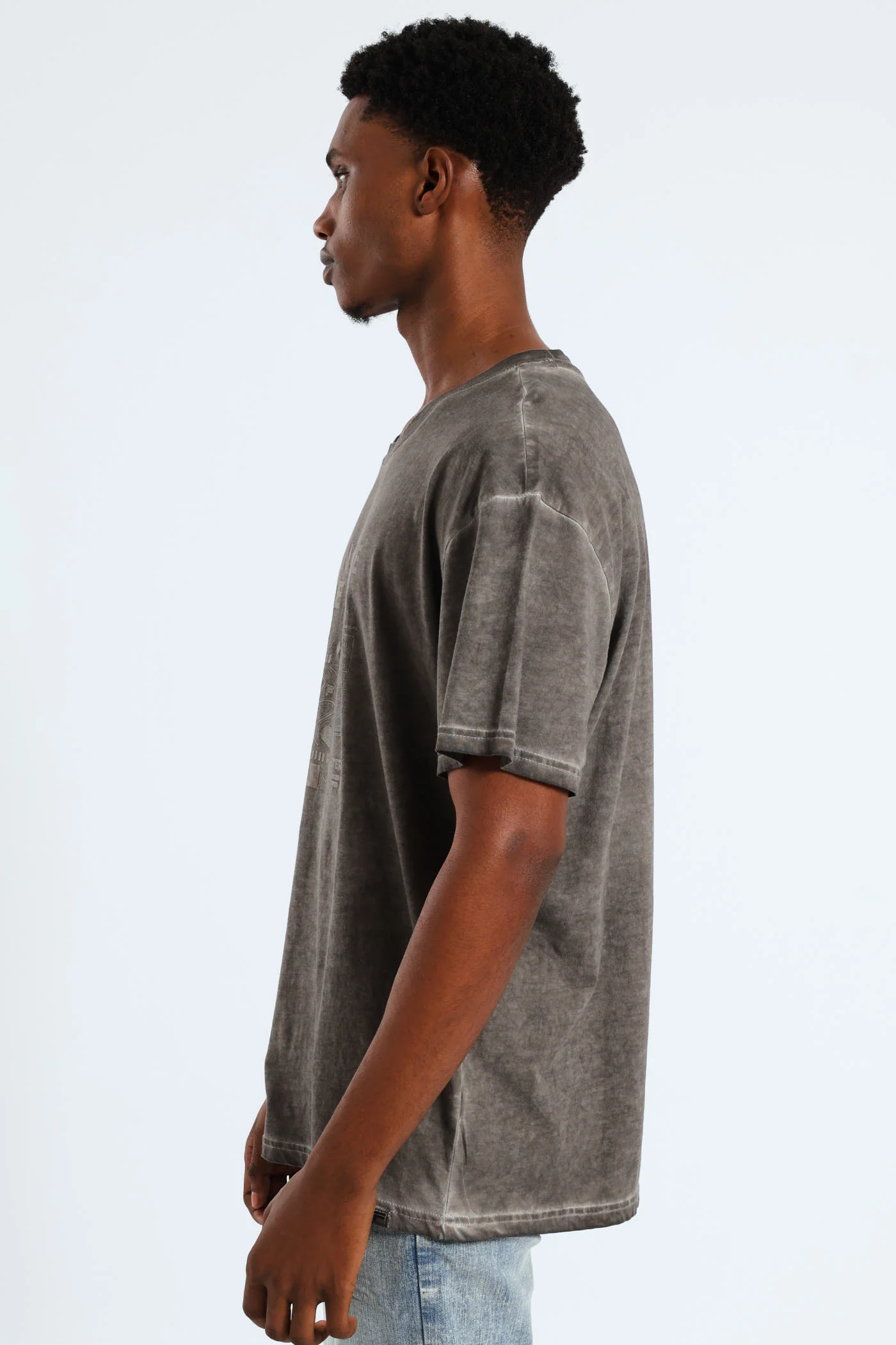 Brenner Oversized Tee - Dark Grey - Image 2