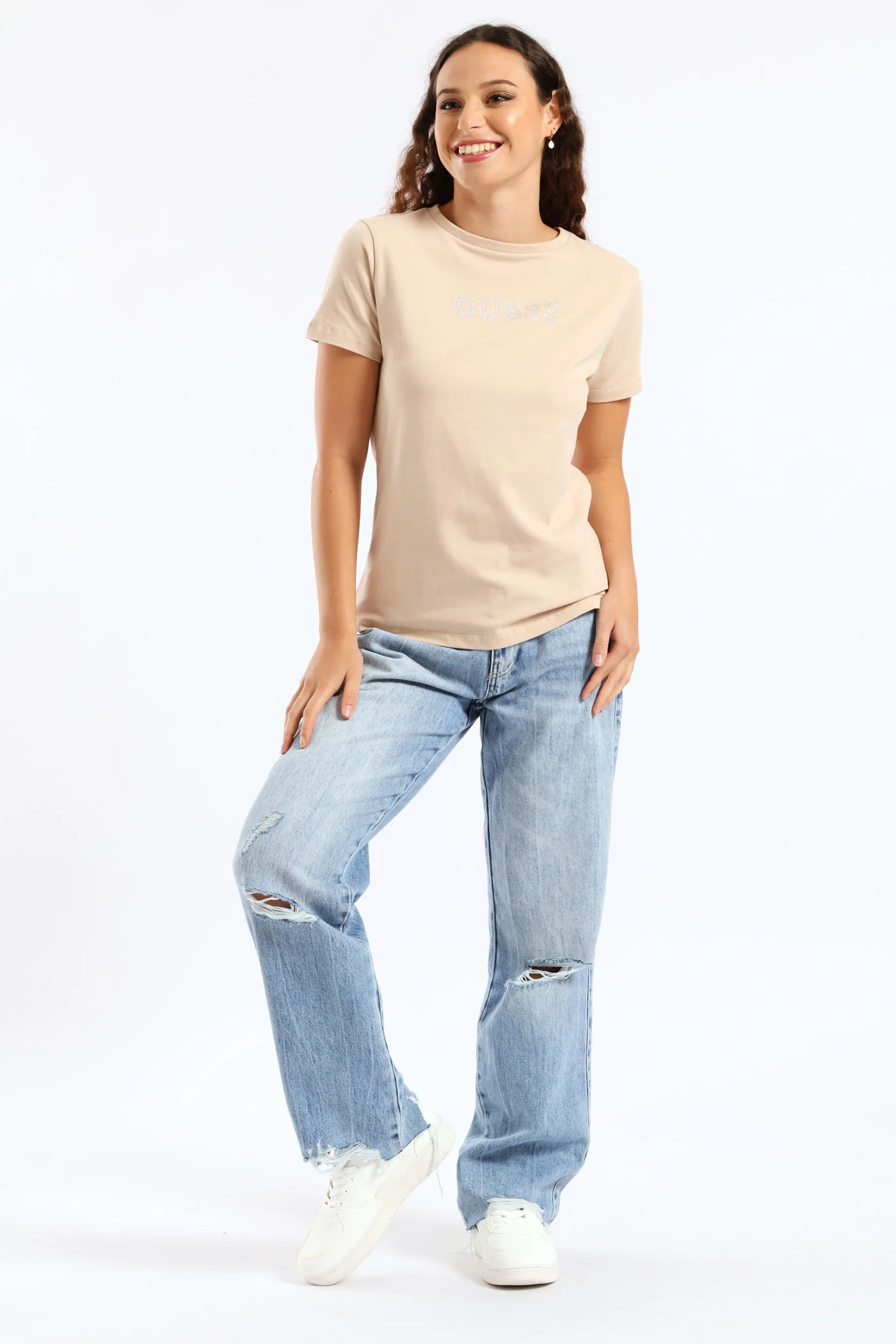 Briana T-Shirt - Taupe - Image 5