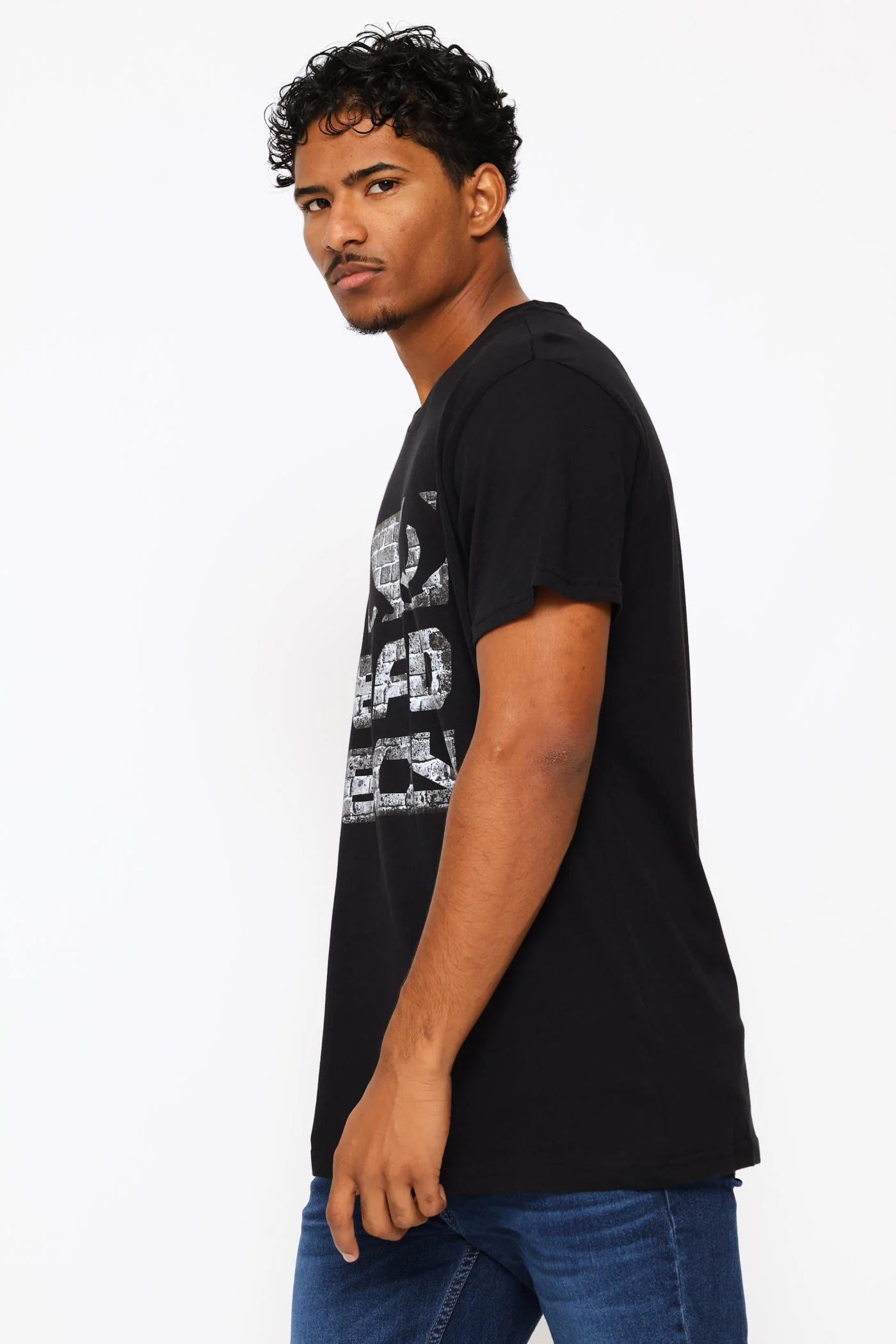 Brick Wall Tee - Black - Image 2