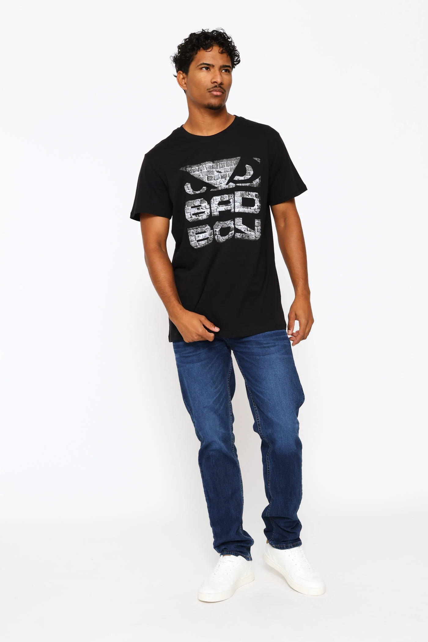 Brick Wall Tee - Black - Image 4