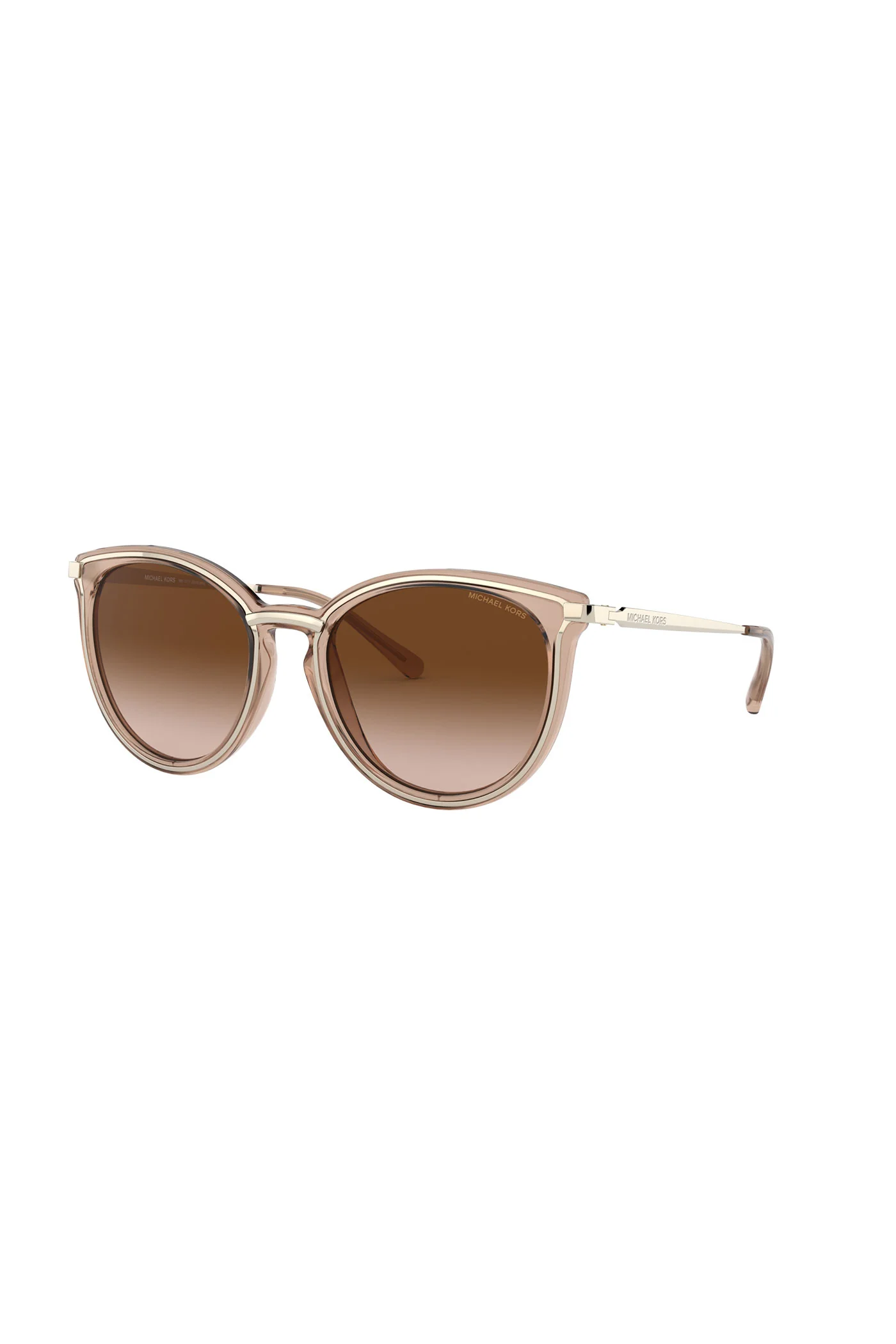 Brisbane Brown Gradient Sunglasses - Gold - Image 2