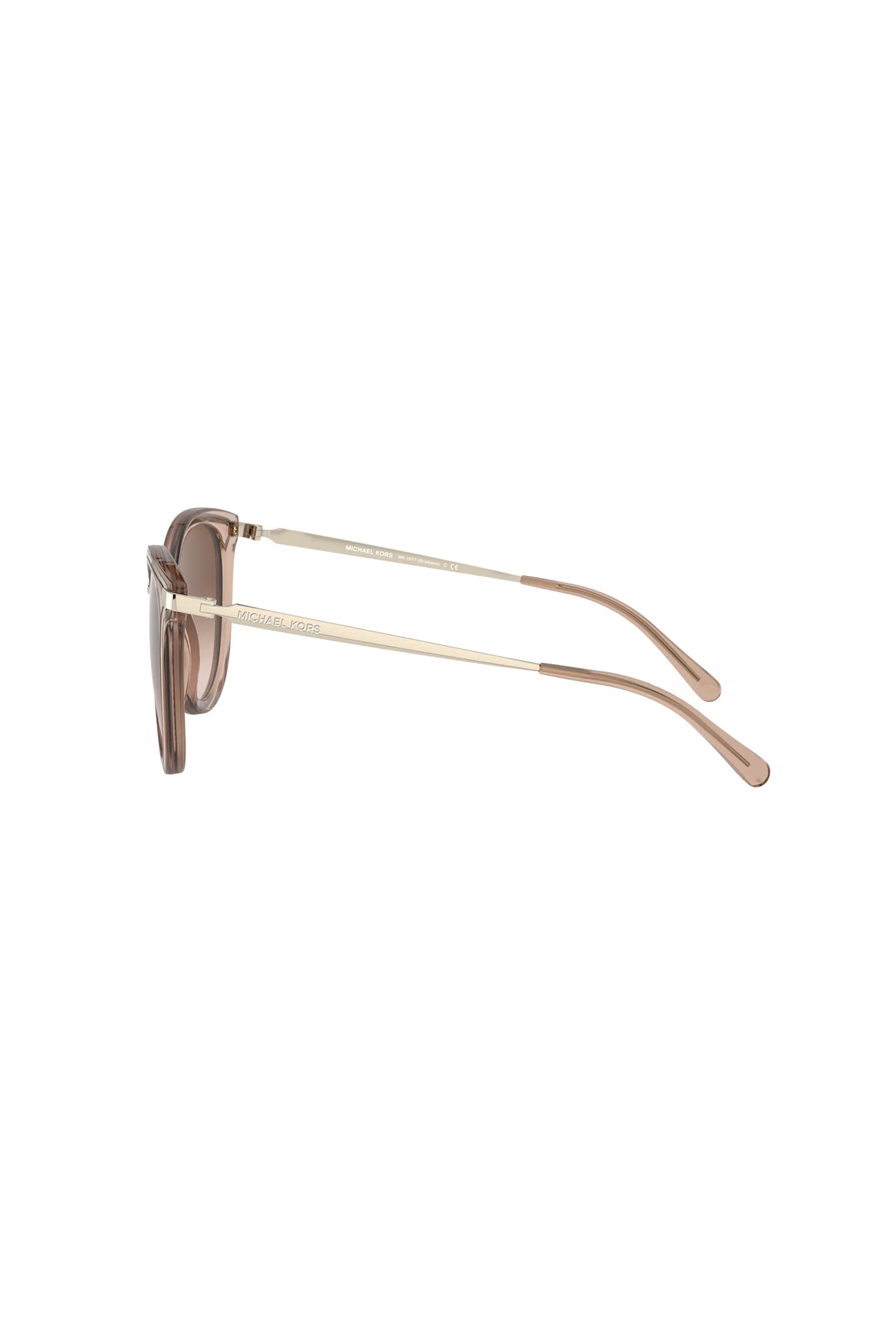 Brisbane Brown Gradient Sunglasses - Gold - Image 3