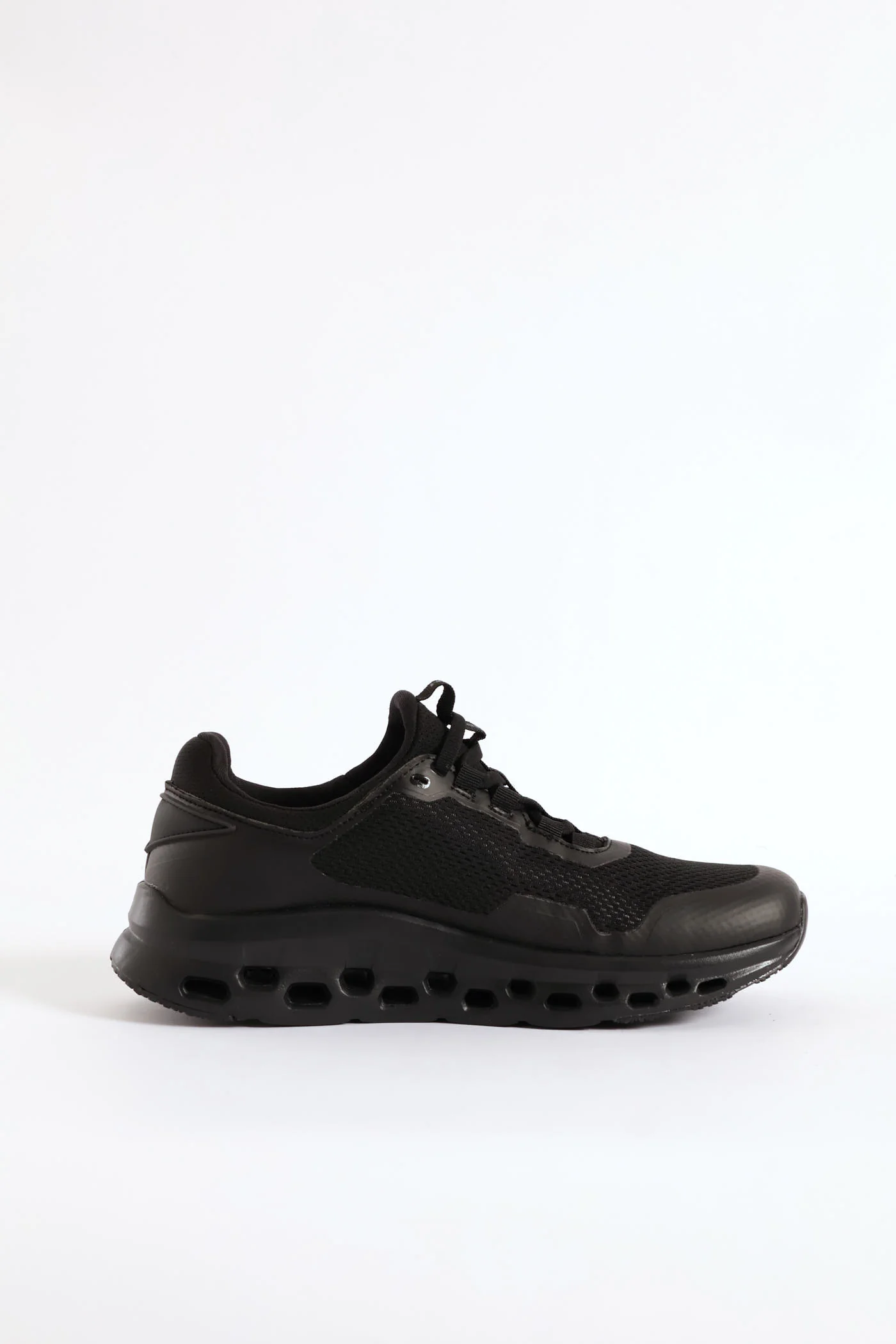 Brody Lace Up Trainer - Black - Image 5