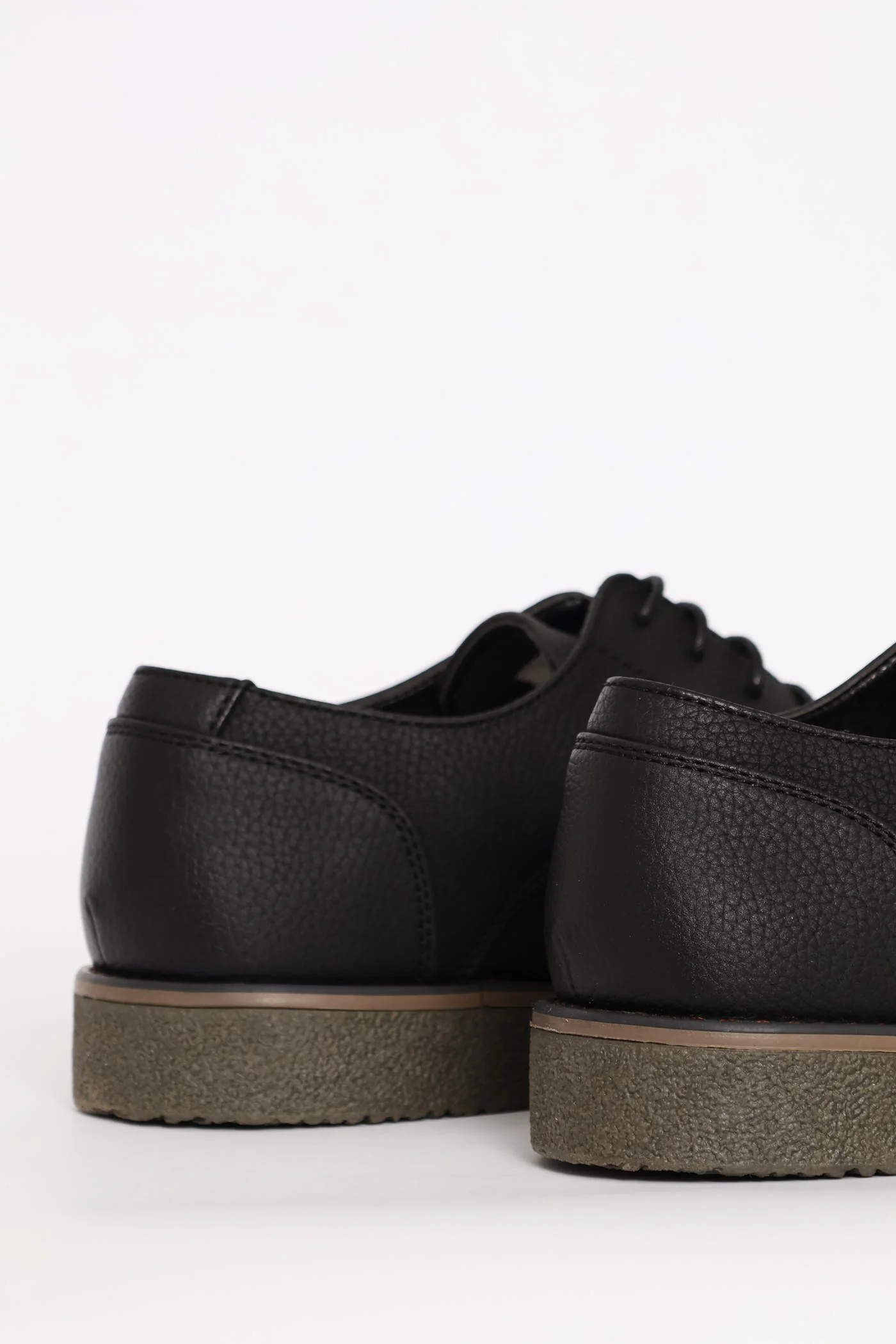Bronx Lace Up Smart Casual Derby Shoe - Black - Image 5