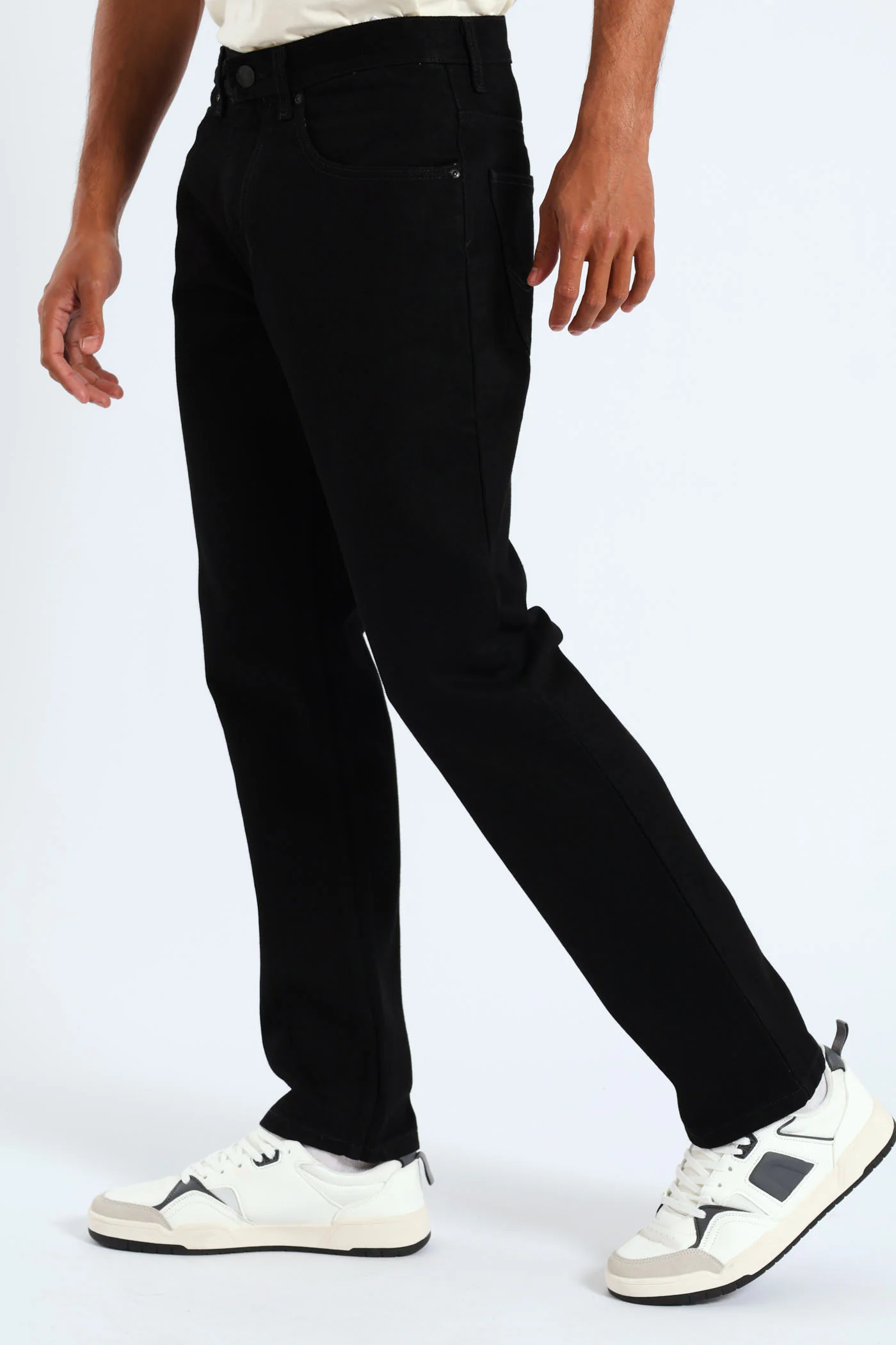 Brooklyn Regular Straight Leg Denim - Black - Image 12