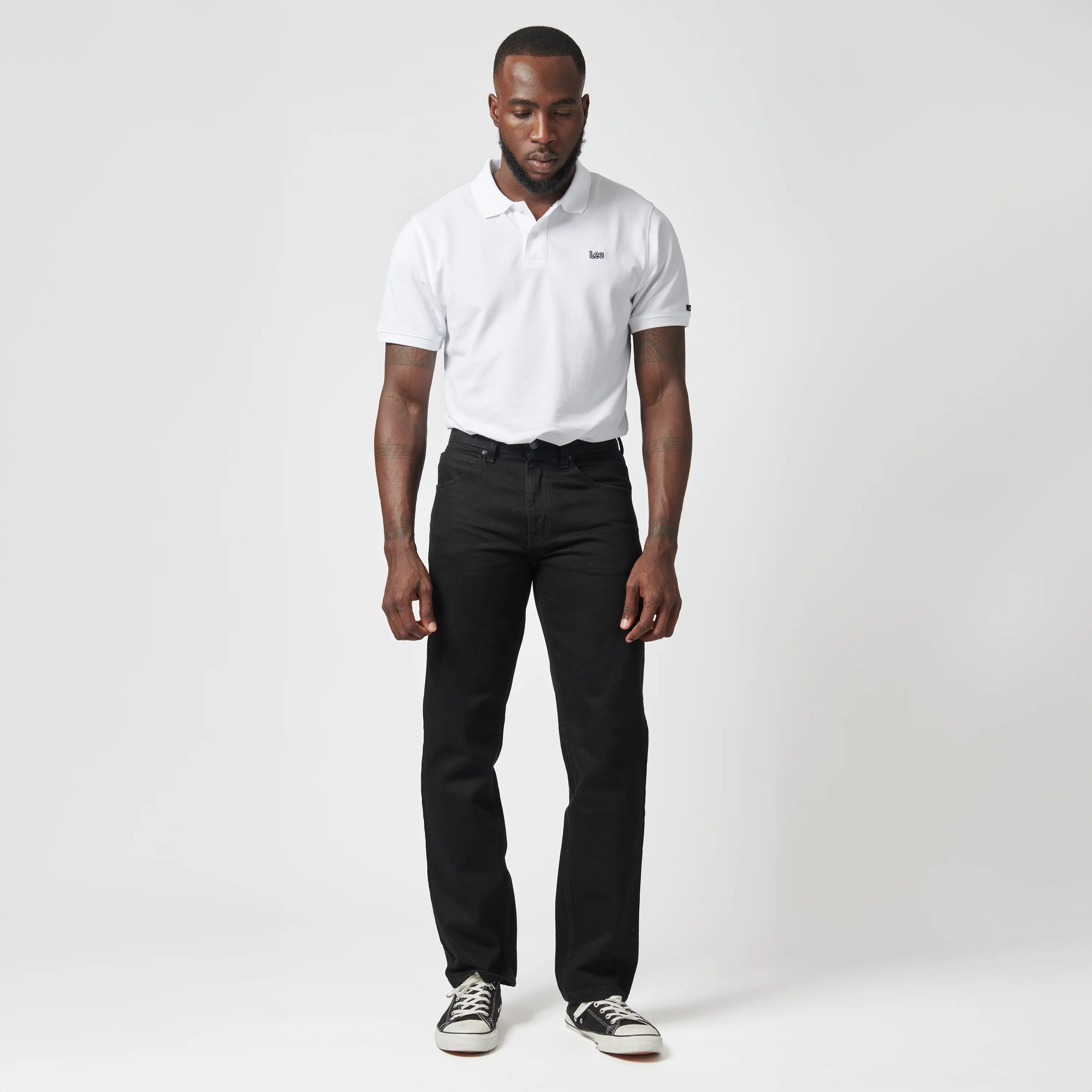 Brooklyn Regular Straight Leg Denim - Black - Image 3
