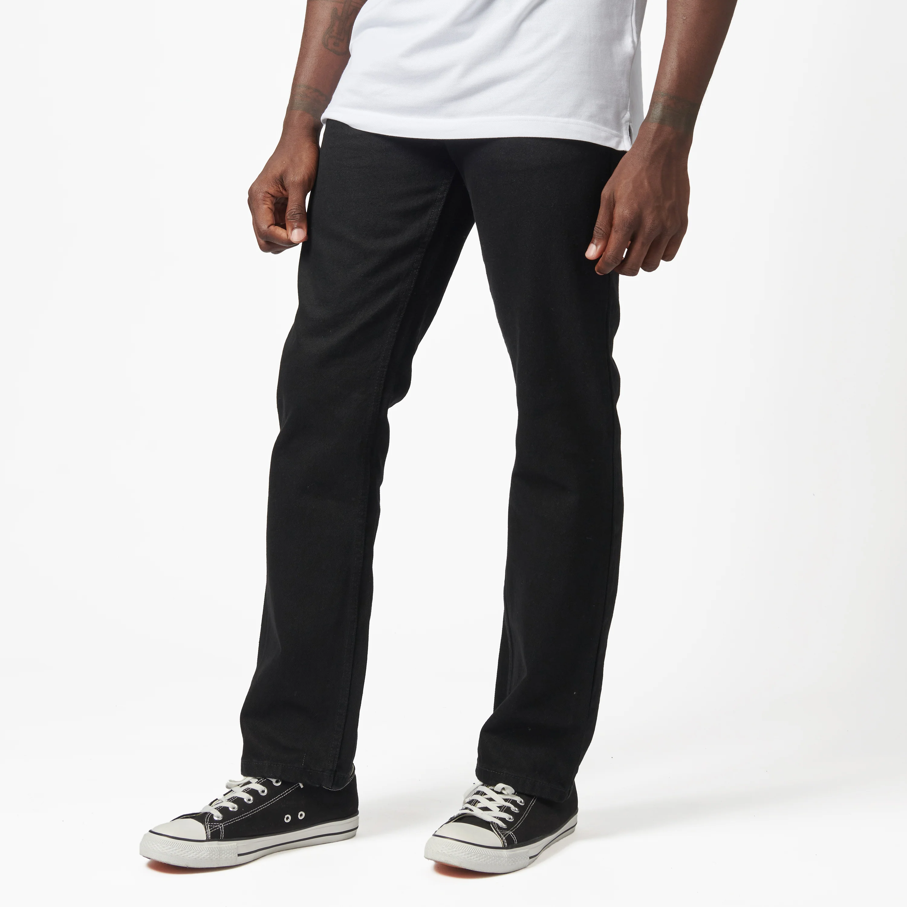 Brooklyn Regular Straight Leg Denim - Black - Image 4