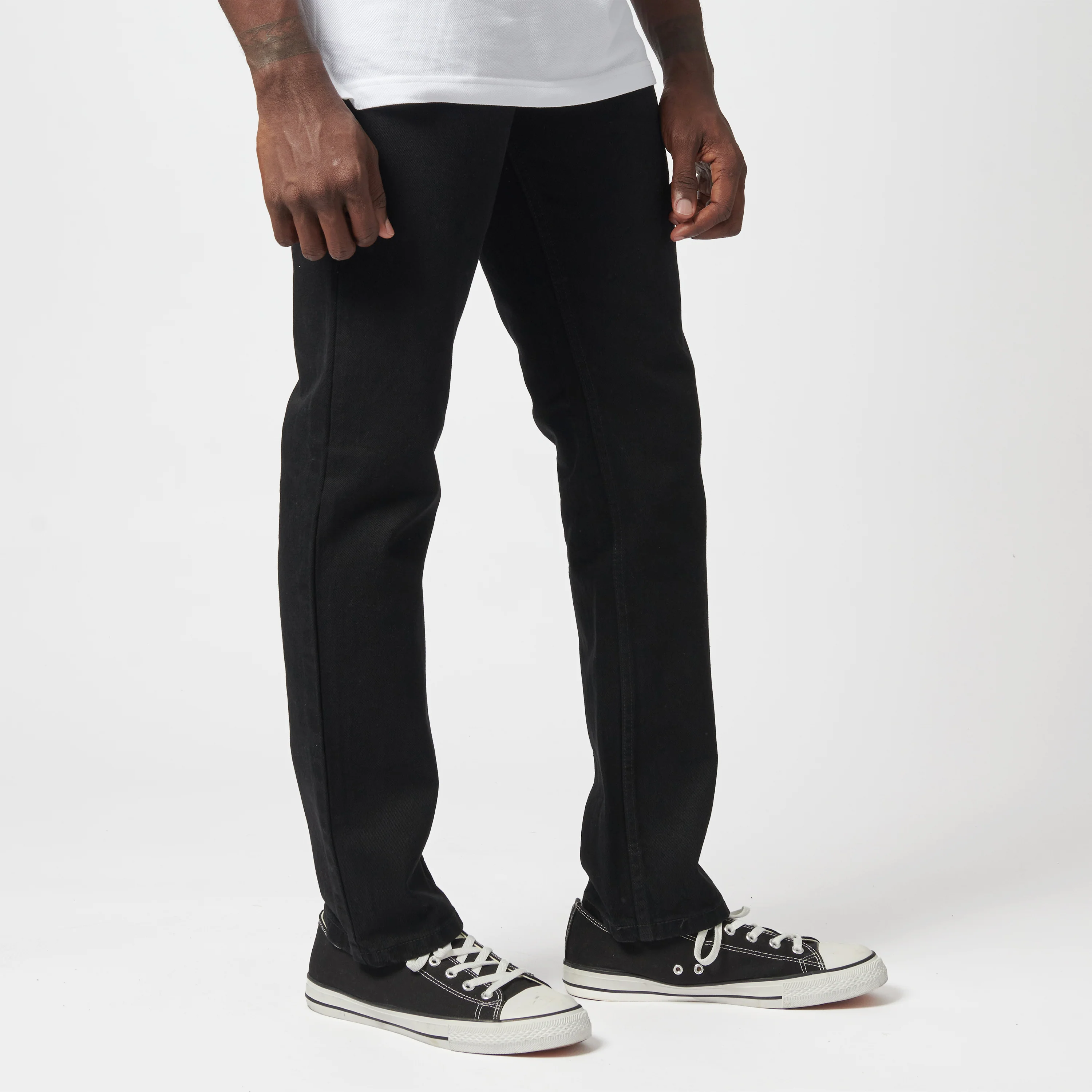 Brooklyn Regular Straight Leg Denim - Black - Image 5