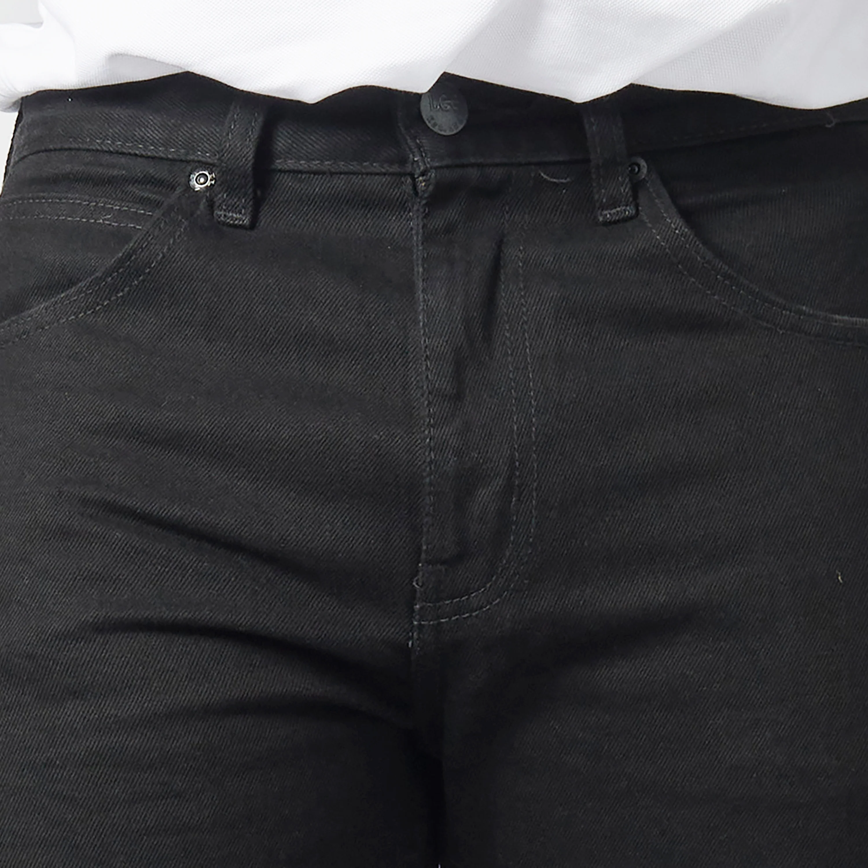 Brooklyn Regular Straight Leg Denim - Black - Image 6