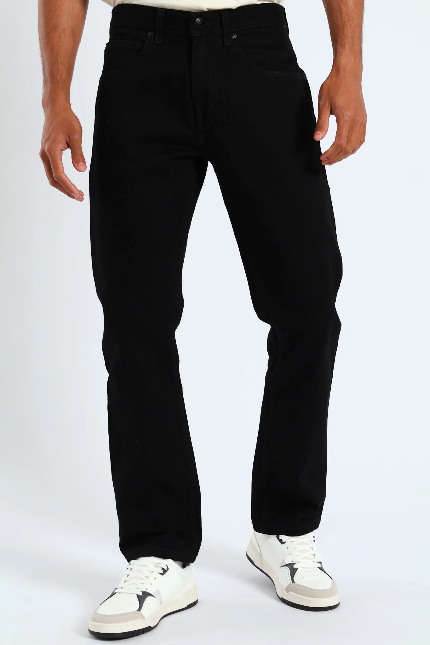 Brooklyn Regular Straight Leg Denim - Black - Image 8