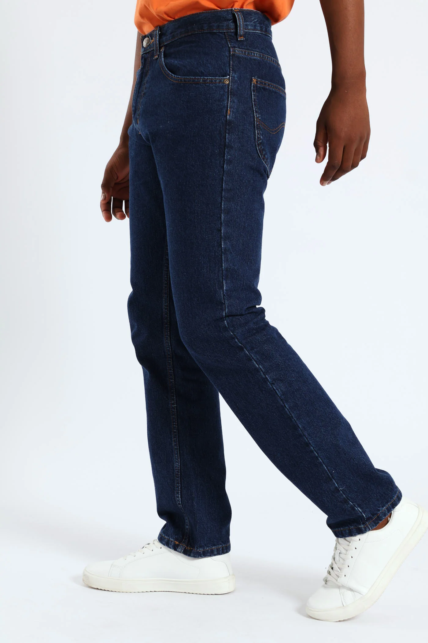 Brooklyn Regular Straight Leg Denim - Dark Indigo - Image 10