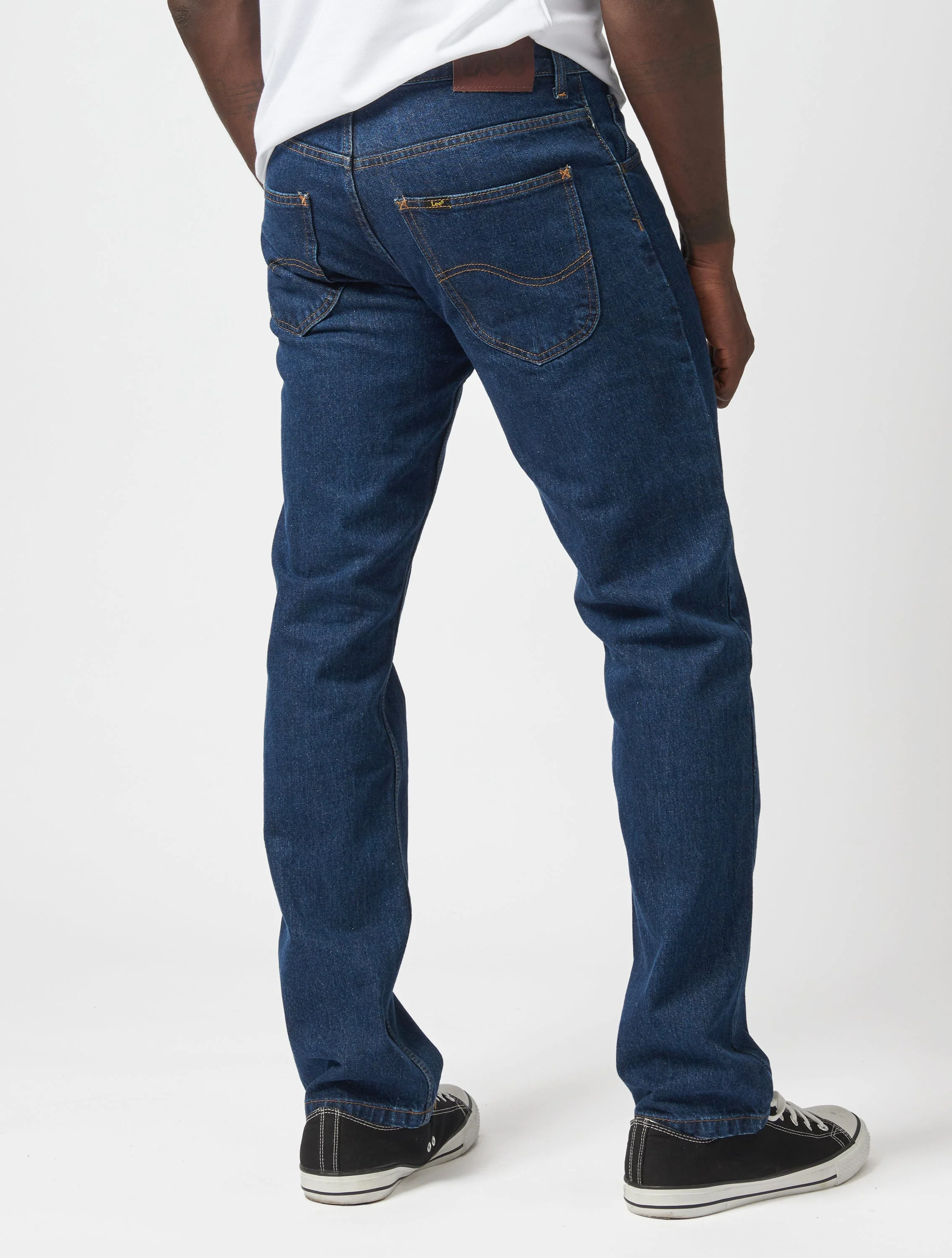 Brooklyn Regular Straight Leg Denim - Dark Indigo - Image 2
