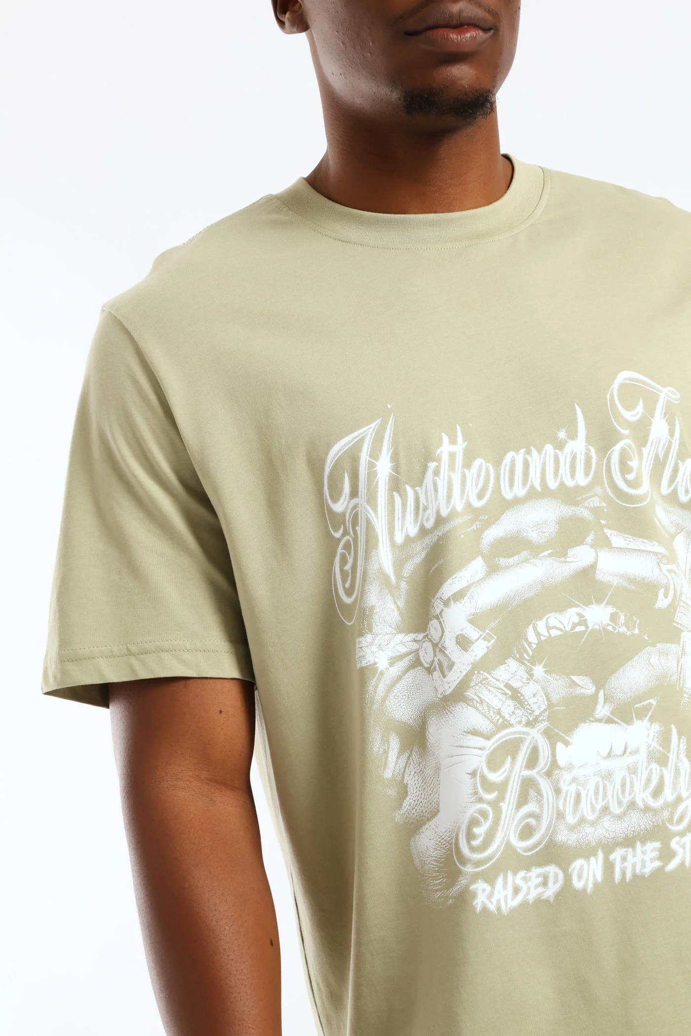 Brooklyn Print Tee - Sage - Image 3